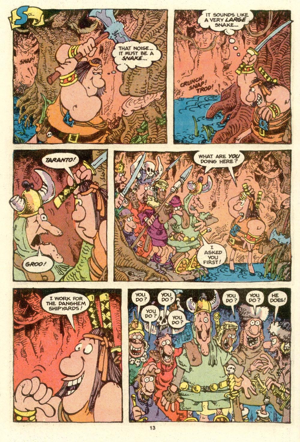 Read online Sergio Aragonés Groo the Wanderer comic -  Issue #16 - 13