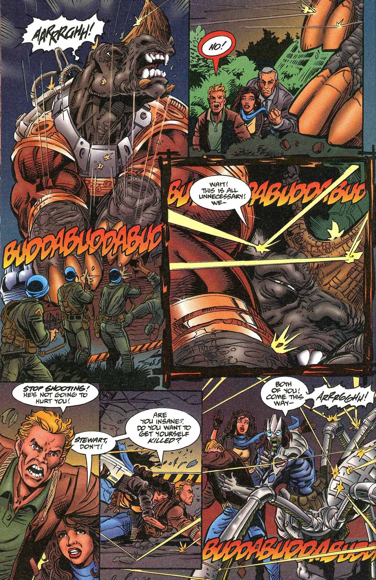 Read online Leonard Nimoy's Primortals (1995) comic -  Issue #12 - 13