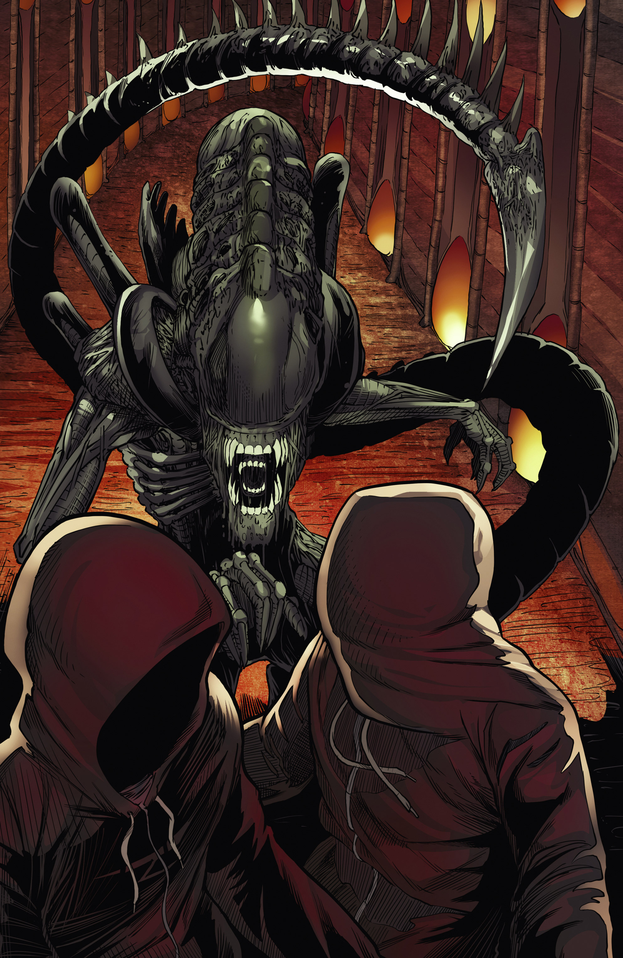 Read online Aliens/Vampirella comic -  Issue #1 - 4