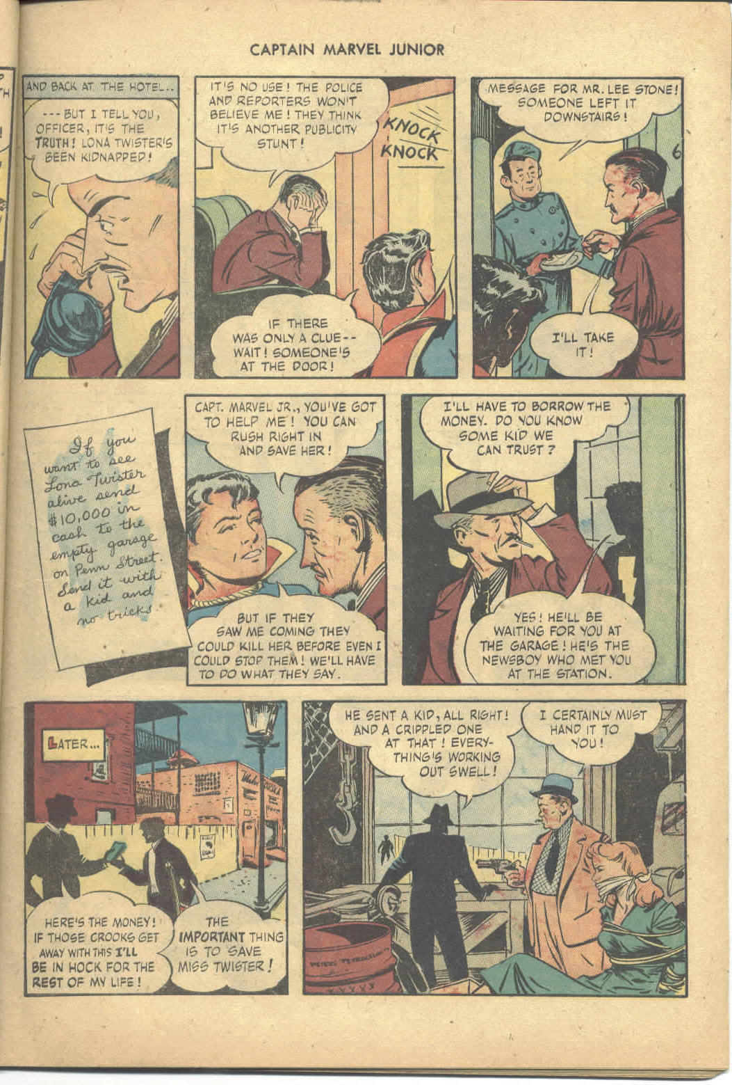 Read online Captain Marvel, Jr. comic -  Issue #37 - 7