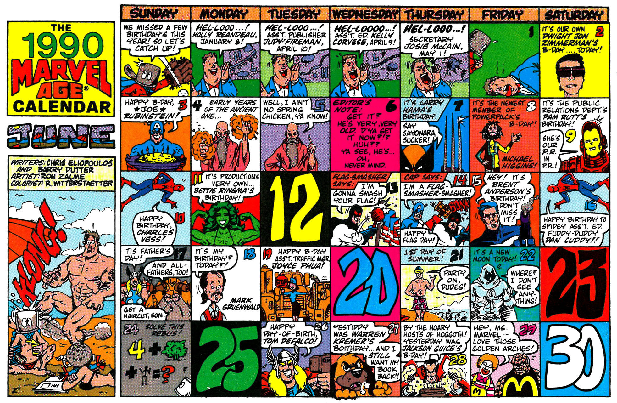 Read online Marvel Age comic -  Issue #90 - 34