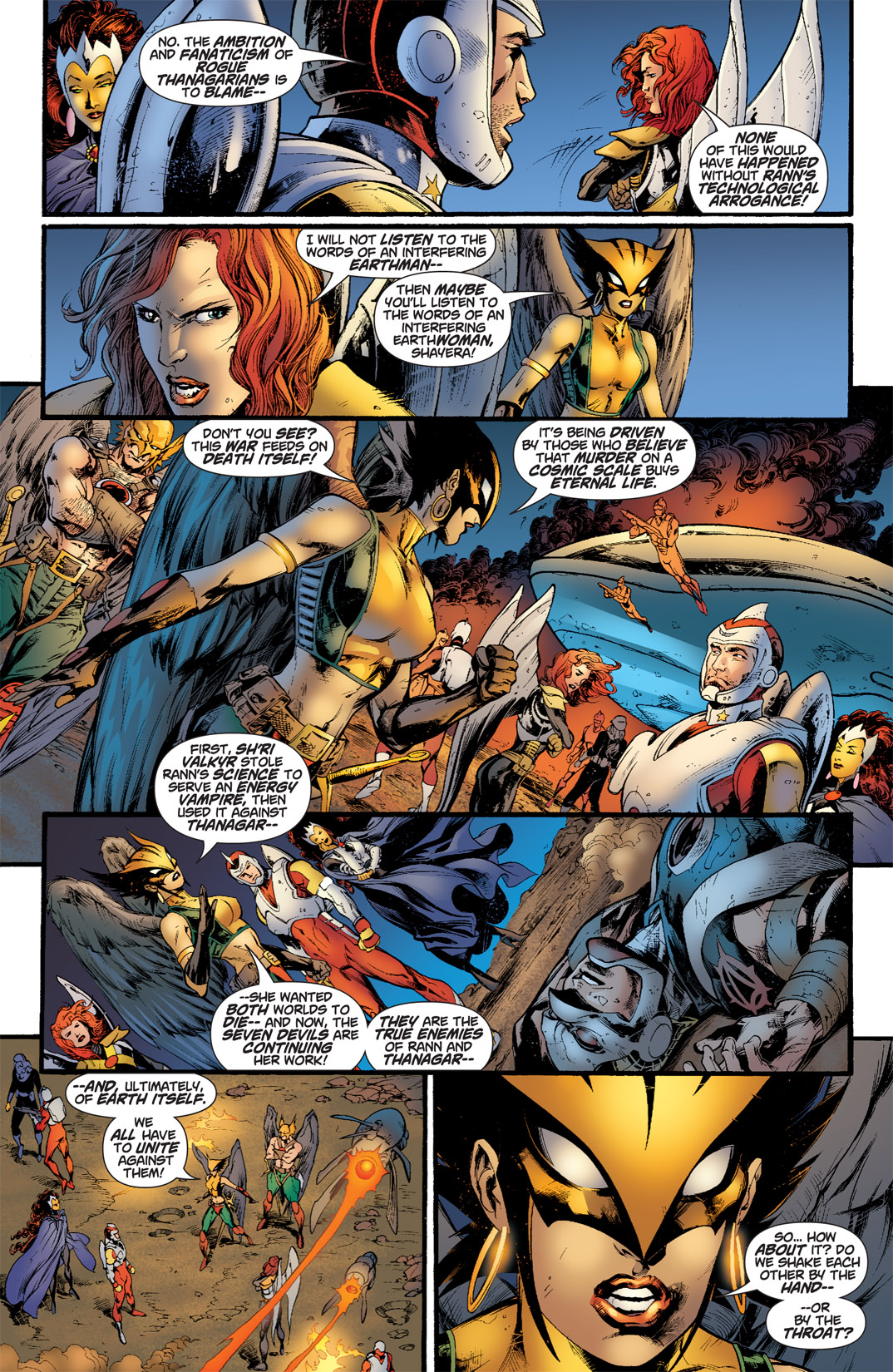 Read online Rann/Thanagar War comic -  Issue #3 - 12