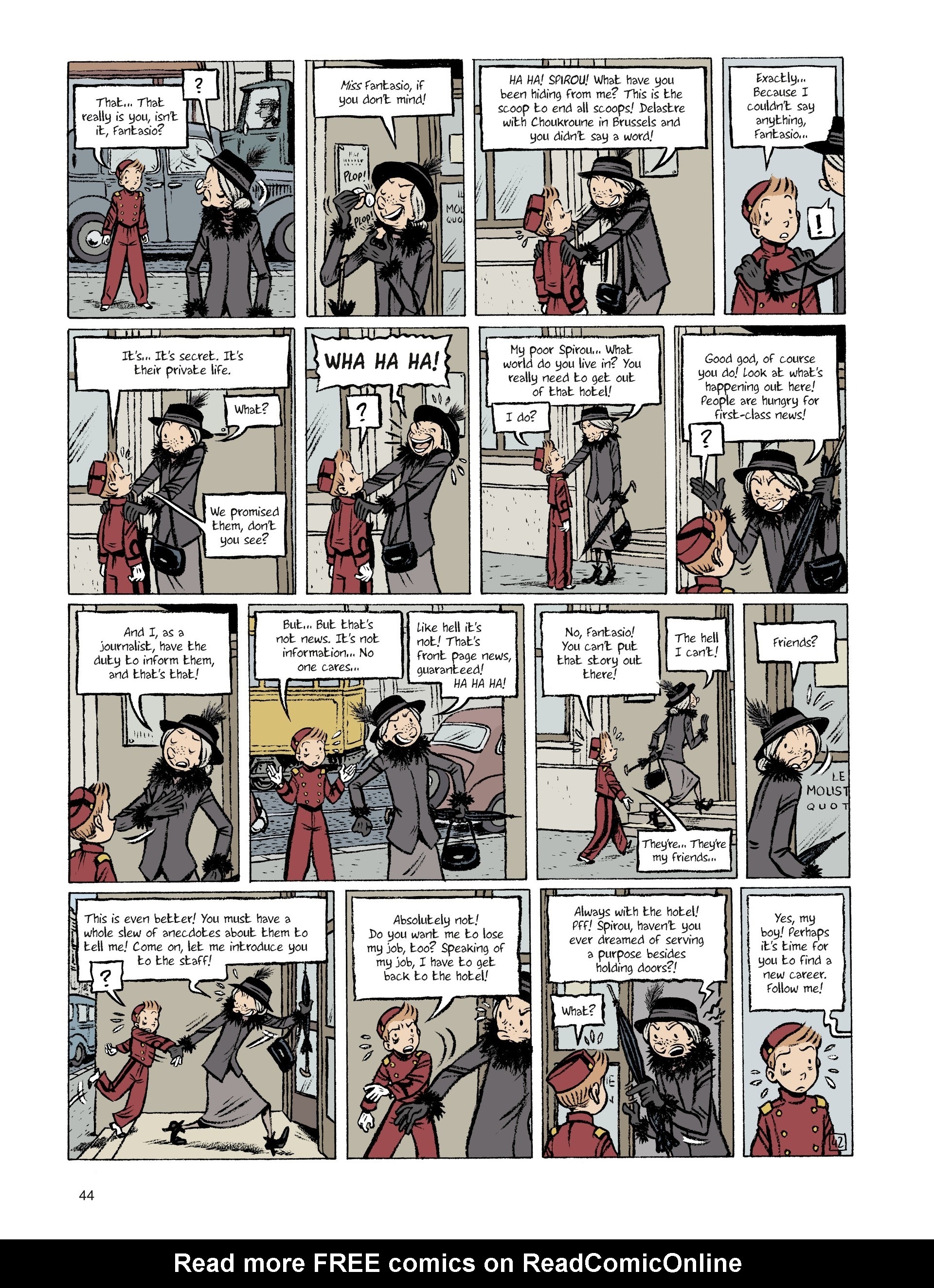 Read online Spirou: The Diary of a Naive Young Man comic -  Issue # TPB - 44