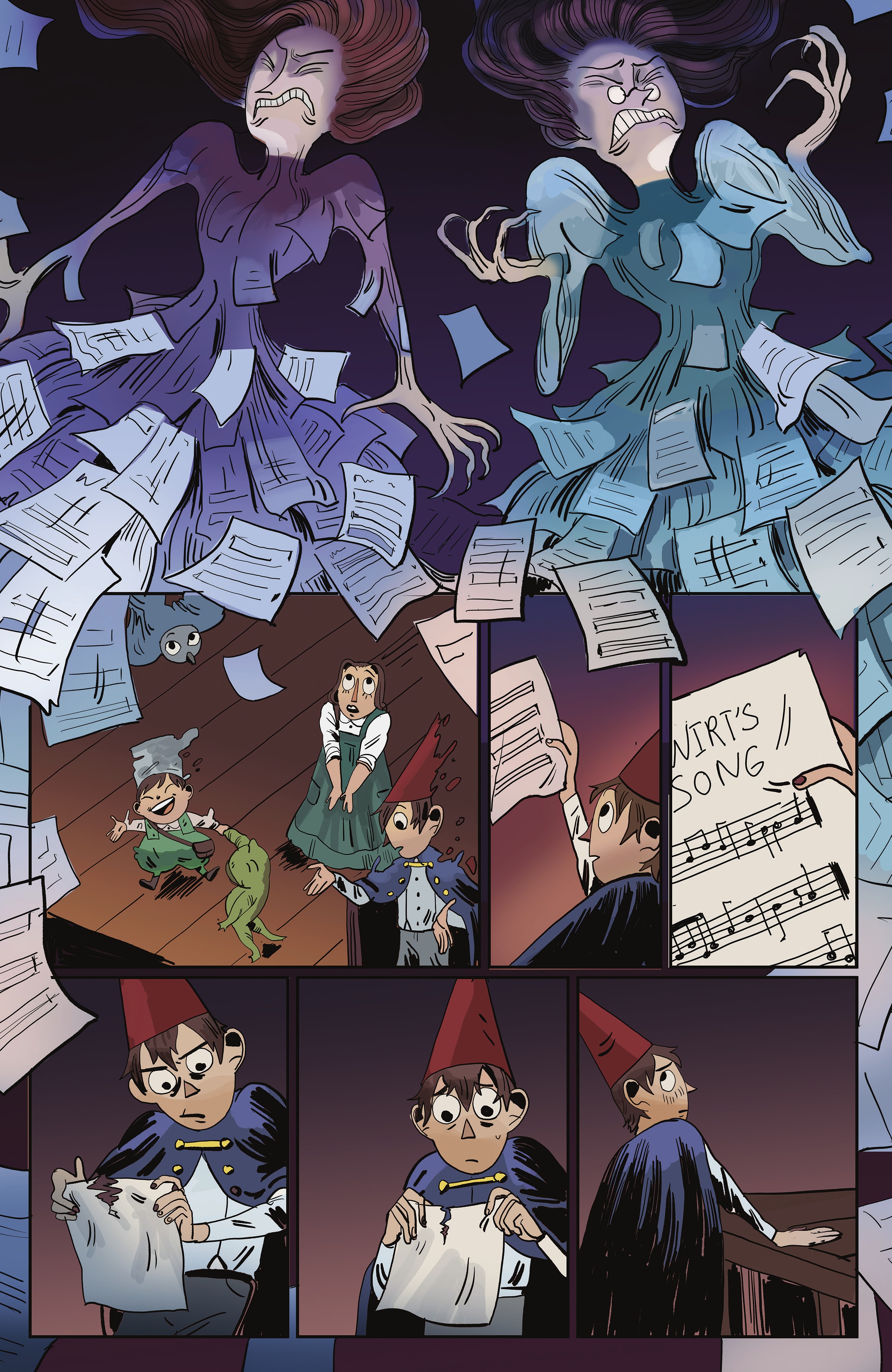Read online Over the Garden Wall: Soulful Symphonies comic -  Issue # TPB - 112