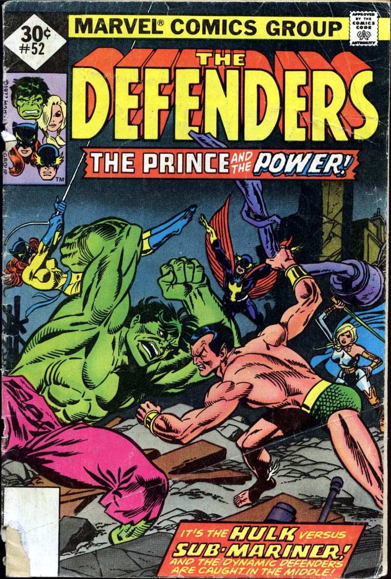 Read online The Defenders (1972) comic -  Issue #52 - 1