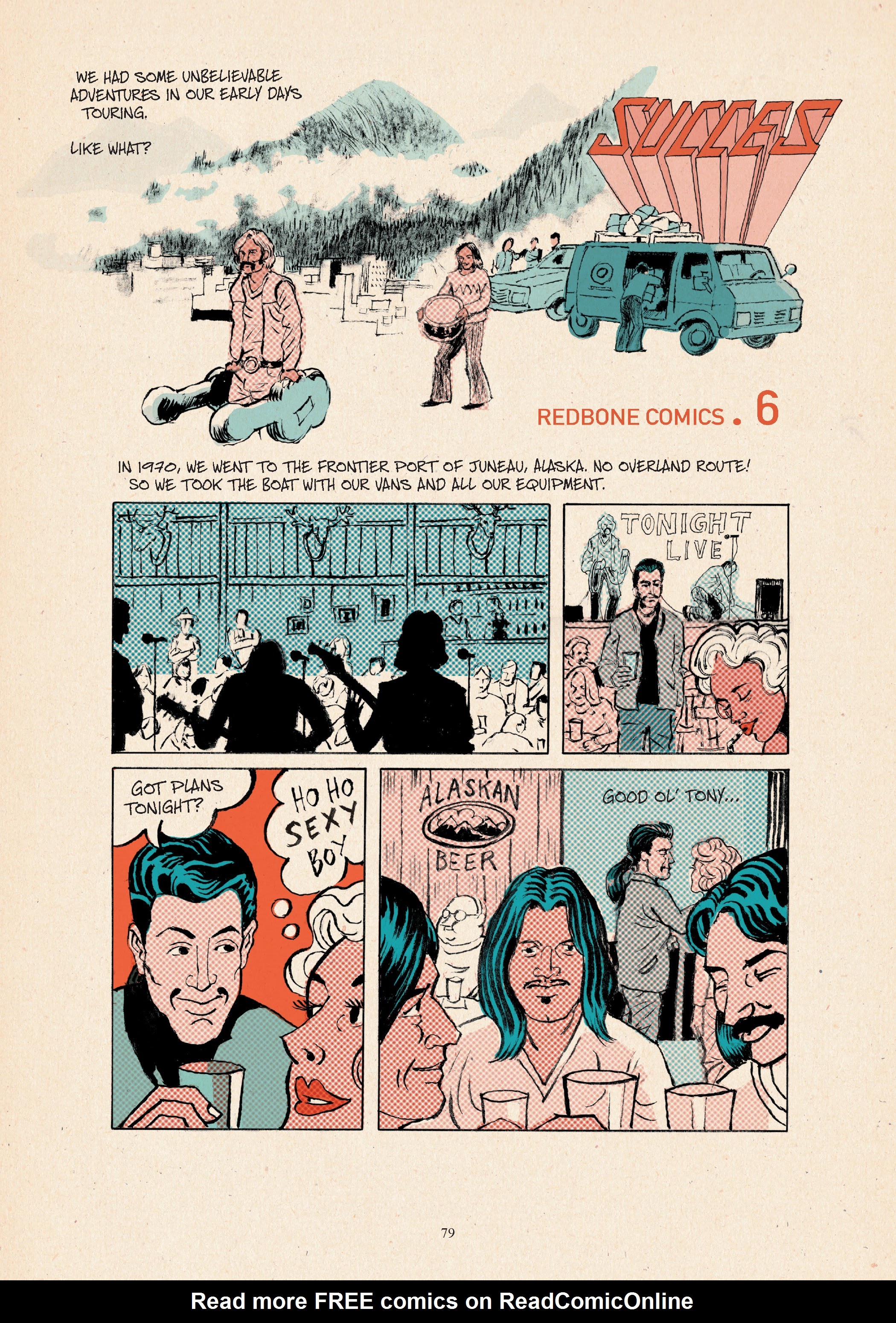 Read online Redbone: The True Story of A Native American Rock Band comic -  Issue # TPB - 66