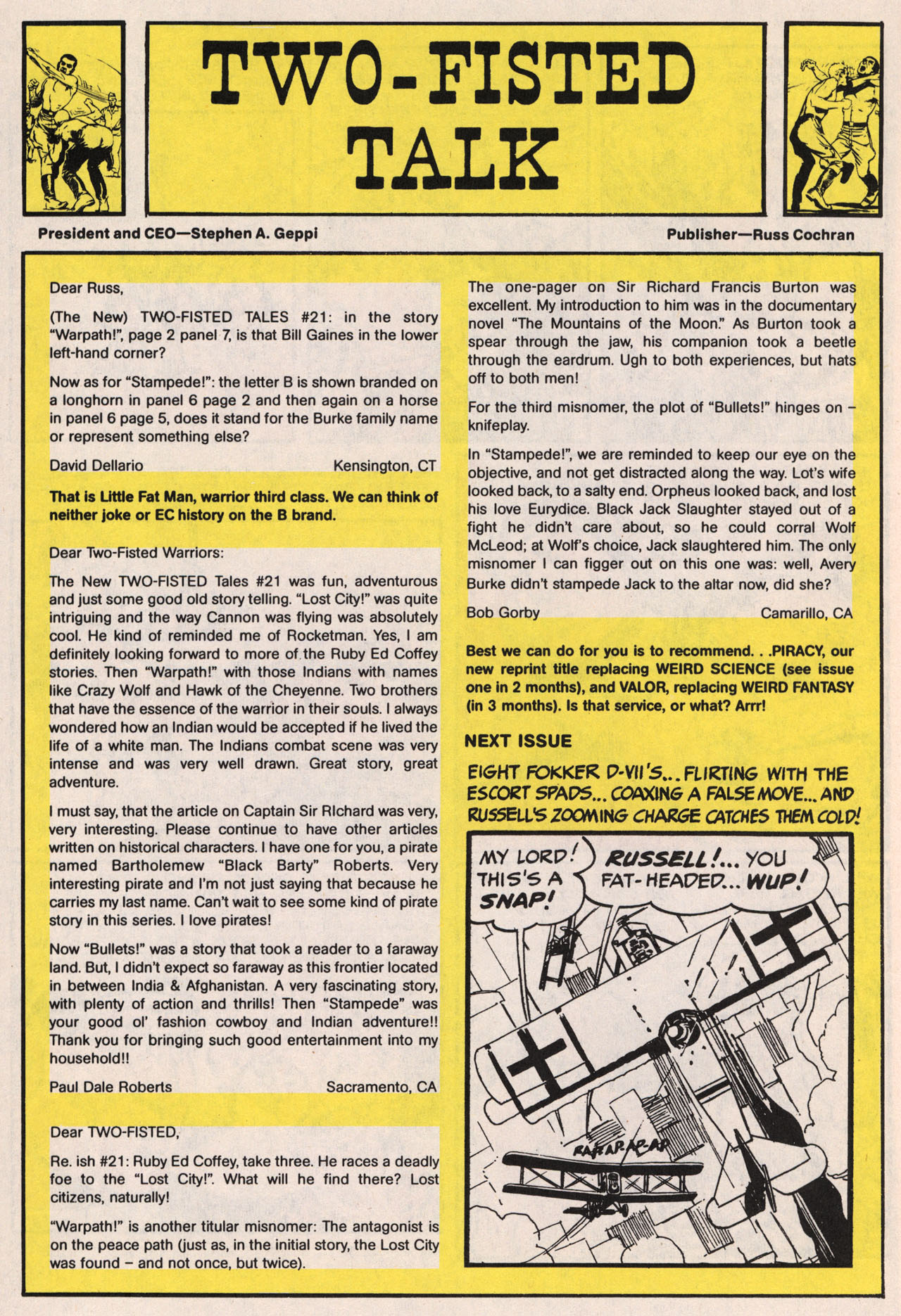 Read online Two-Fisted Tales comic -  Issue #39 - 18