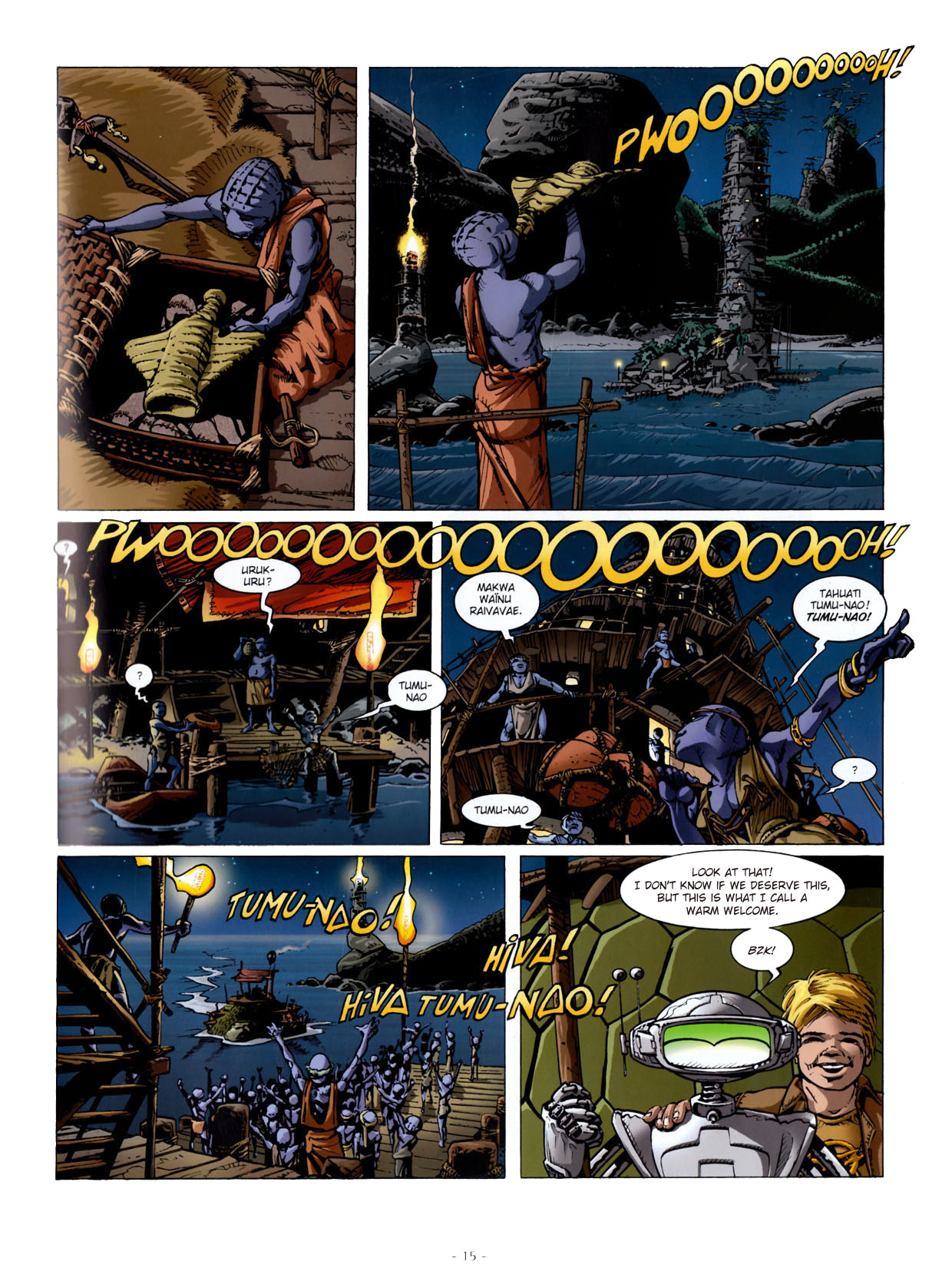 Read online Aquablue comic -  Issue #1 - 16