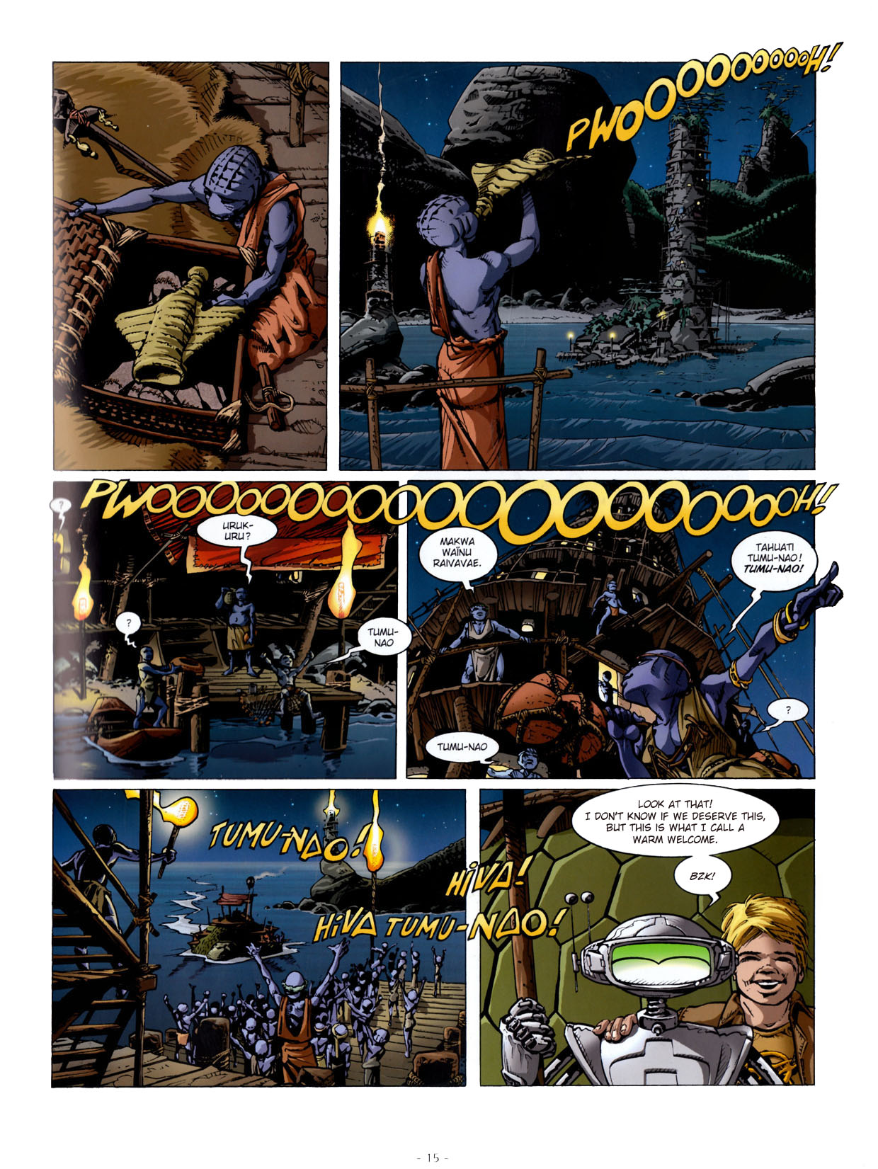 Read online Aquablue comic -  Issue #1 - 16