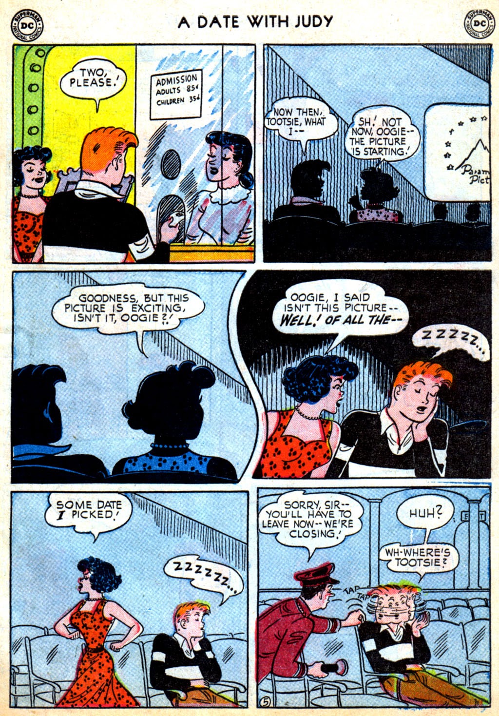 Read online A Date with Judy comic -  Issue #43 - 7