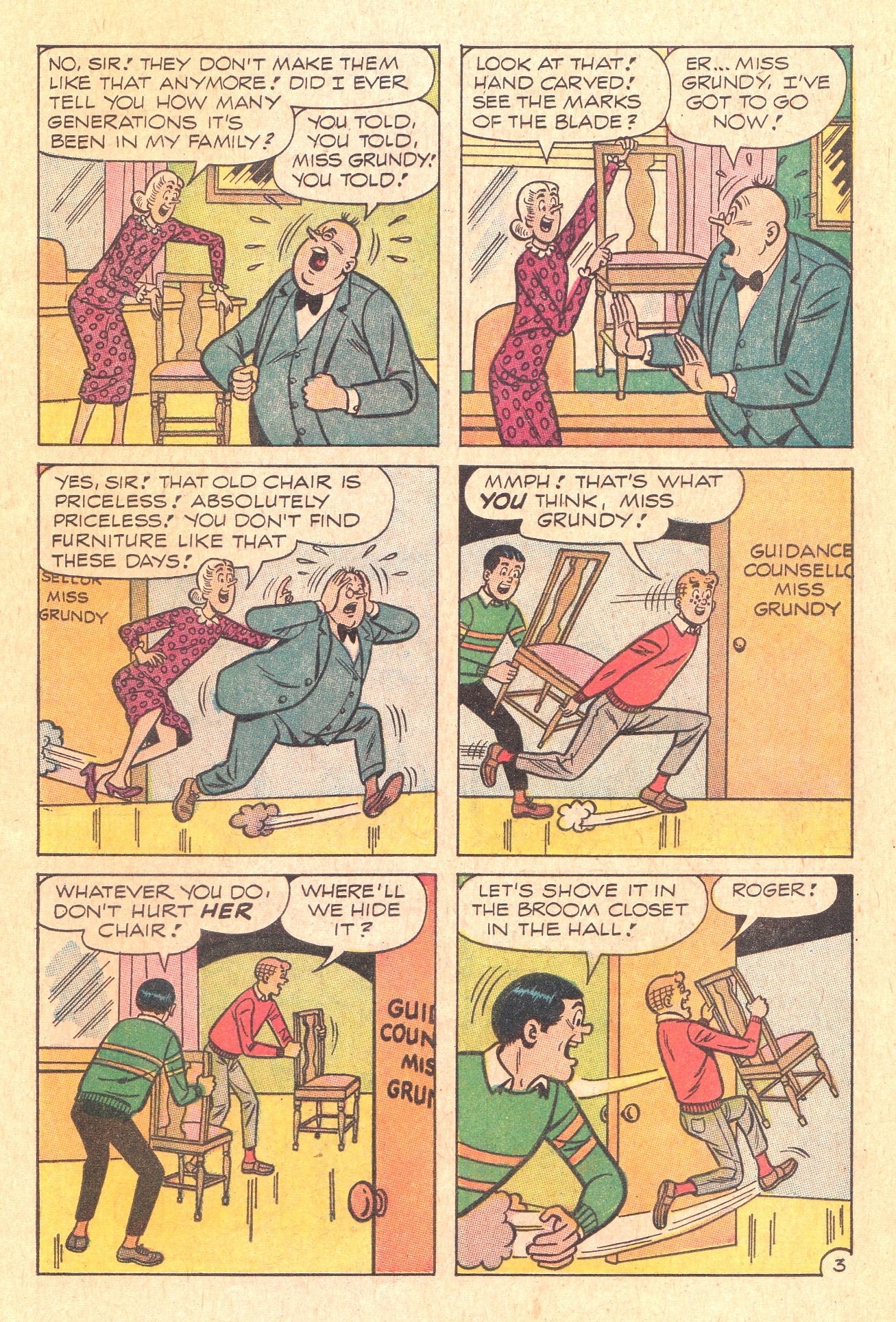 Read online Reggie and Me (1966) comic -  Issue #29 - 5