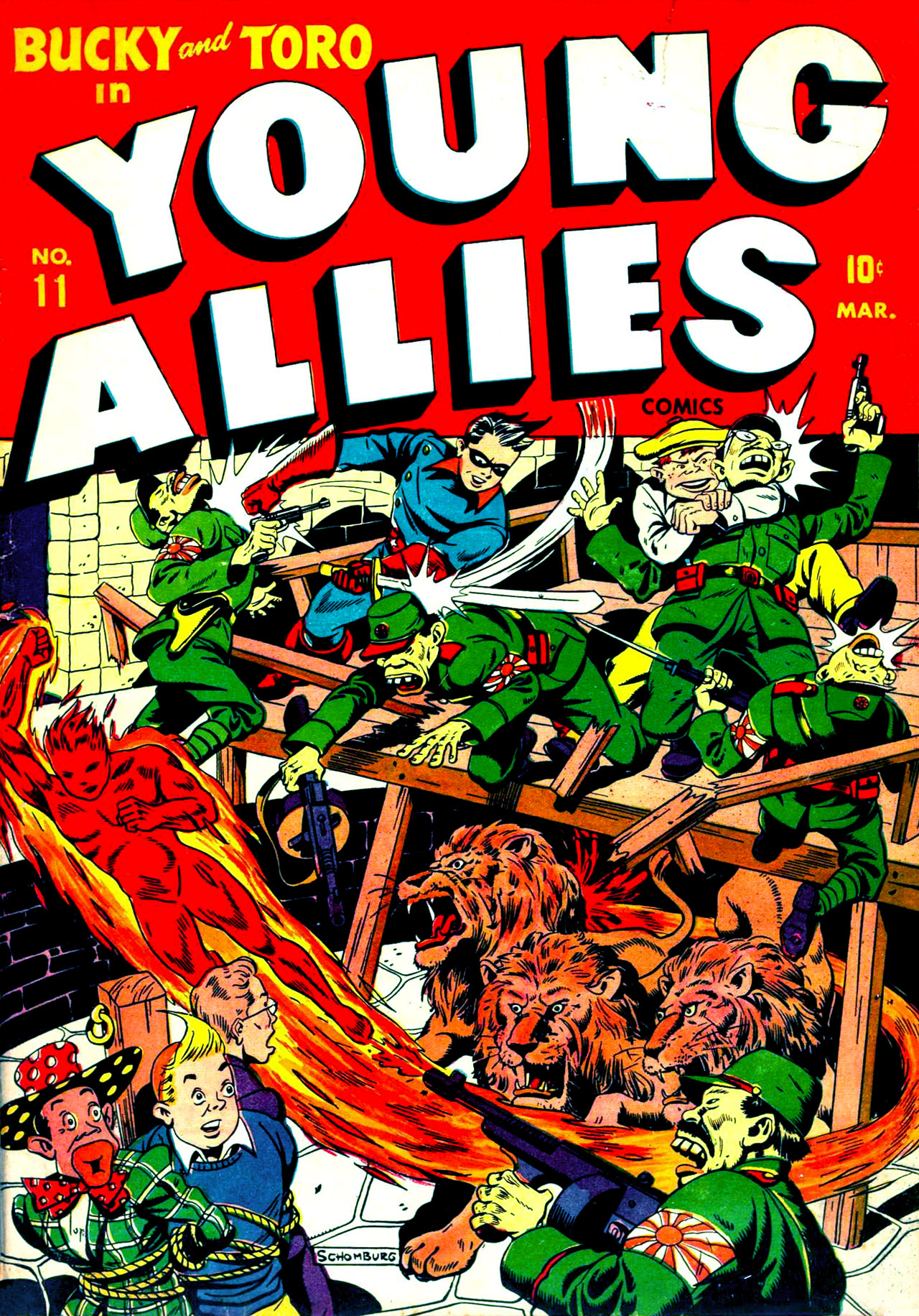 Read online Young Allies Comics comic -  Issue #11 - 1