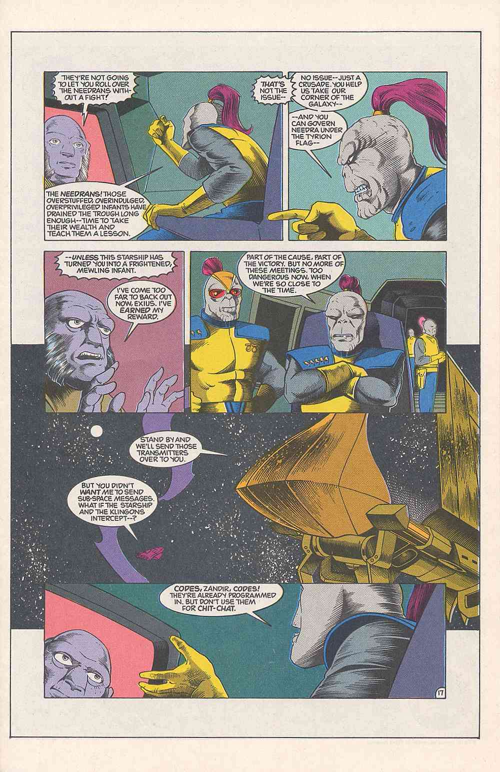 Read online Star Trek (1989) comic -  Issue #17 - 17