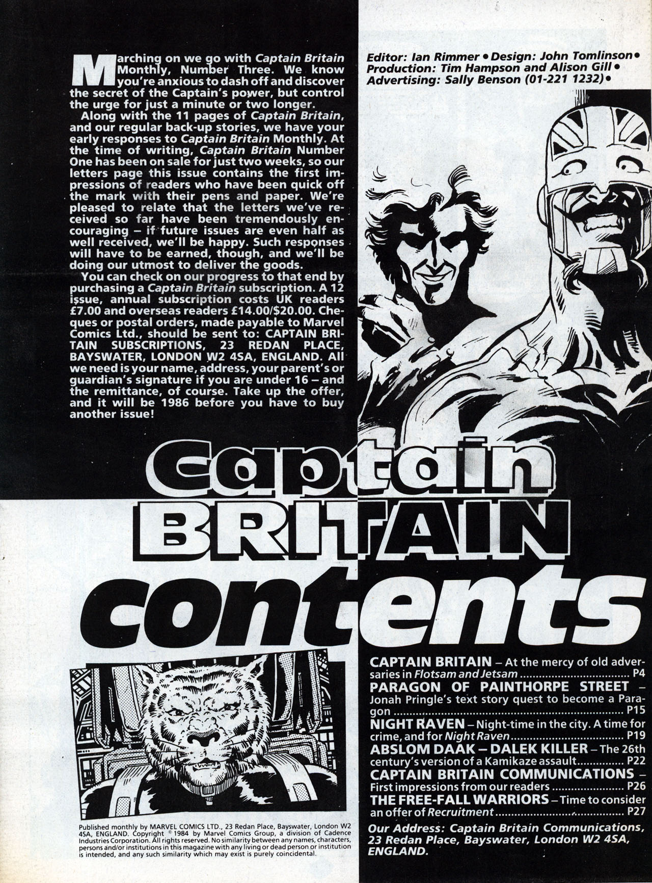 Read online Captain Britain (1985) comic -  Issue #3 - 3