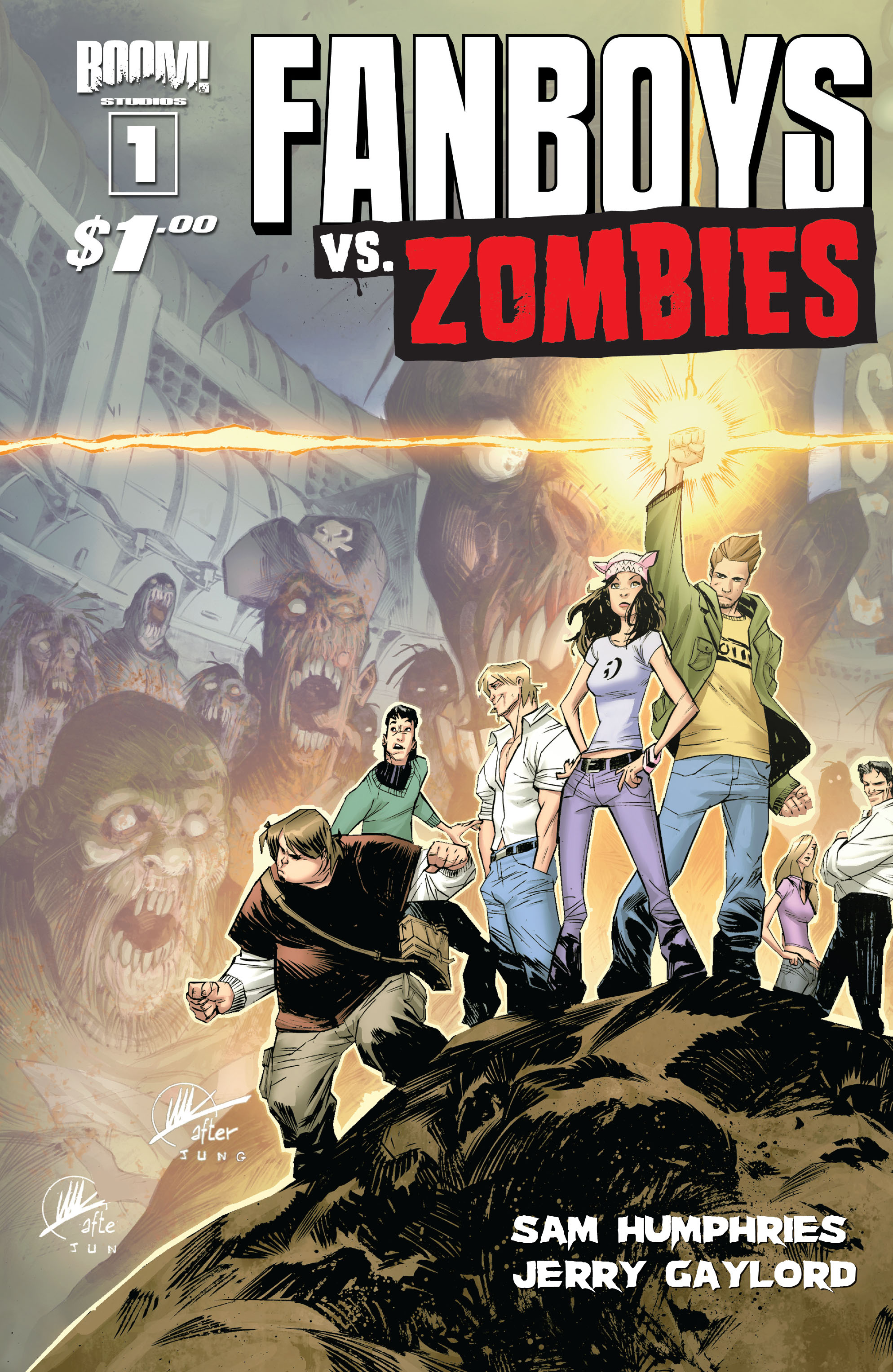 Read online Fanboys vs. Zombies comic -  Issue #1 - 4