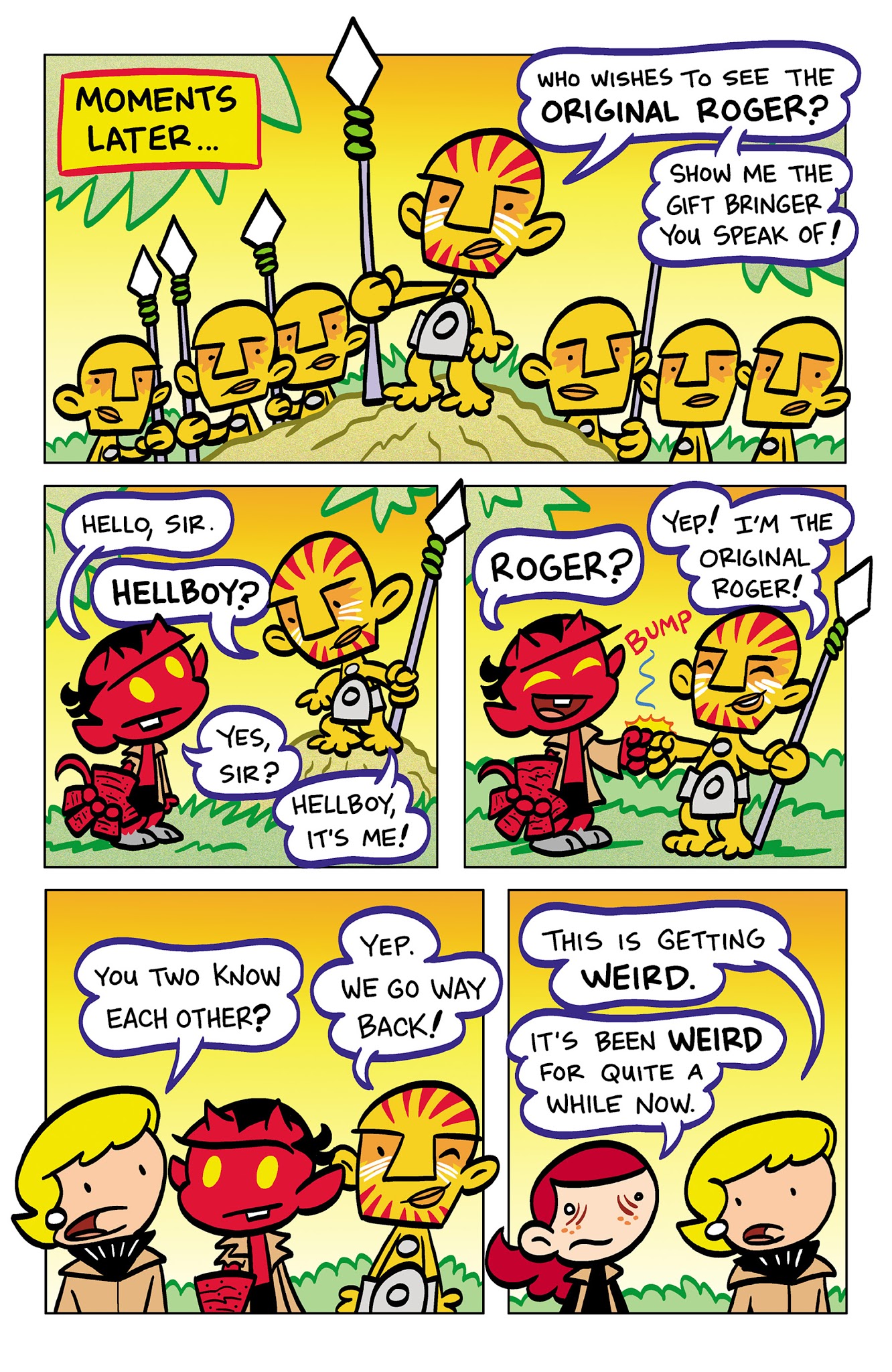 Read online Itty Bitty Hellboy: The Search for the Were-Jaguar! comic -  Issue #1 - 22