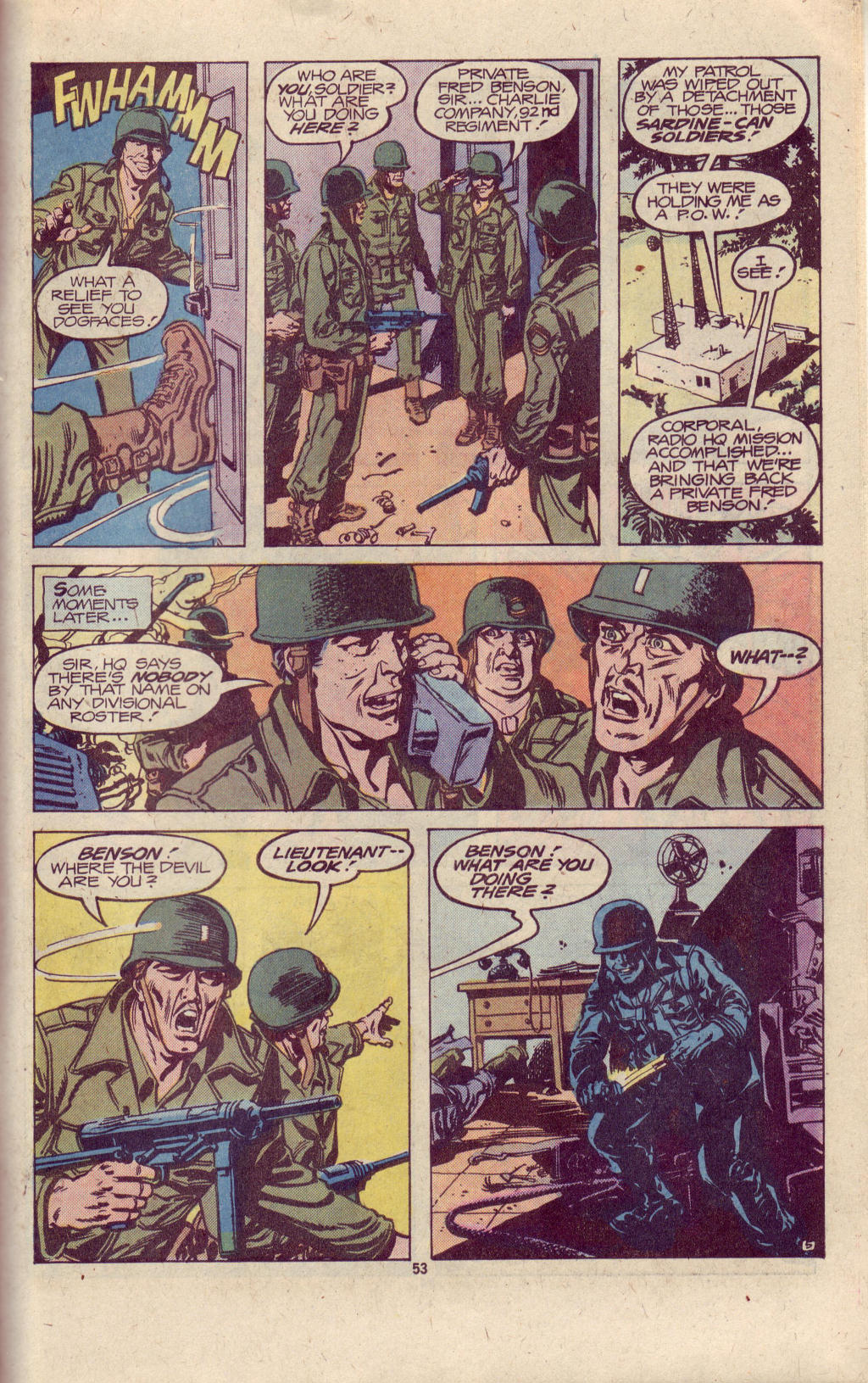 Read online G.I. Combat (1952) comic -  Issue #211 - 53