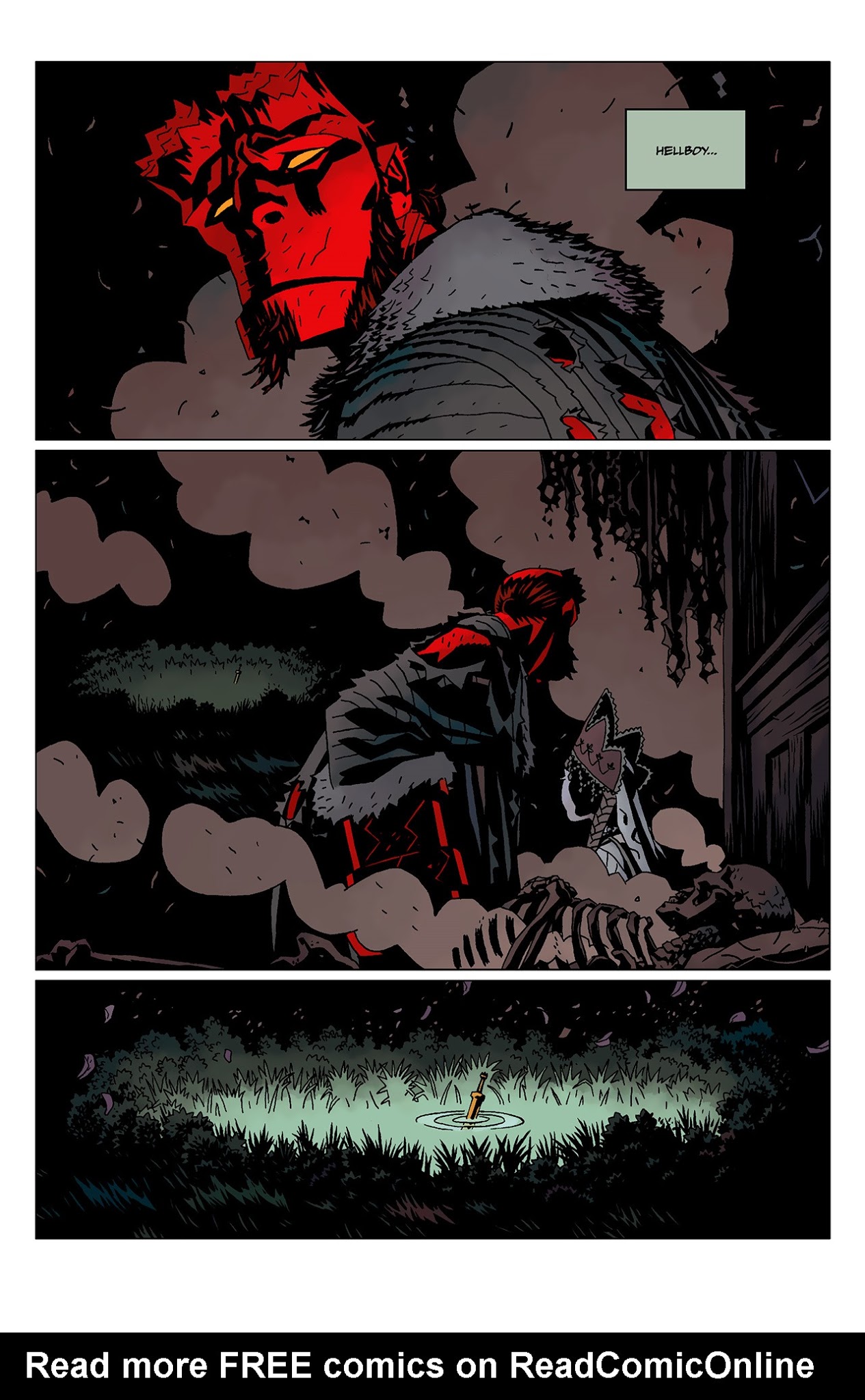 Read online Hellboy: The Wild Hunt comic -  Issue #8 - 9