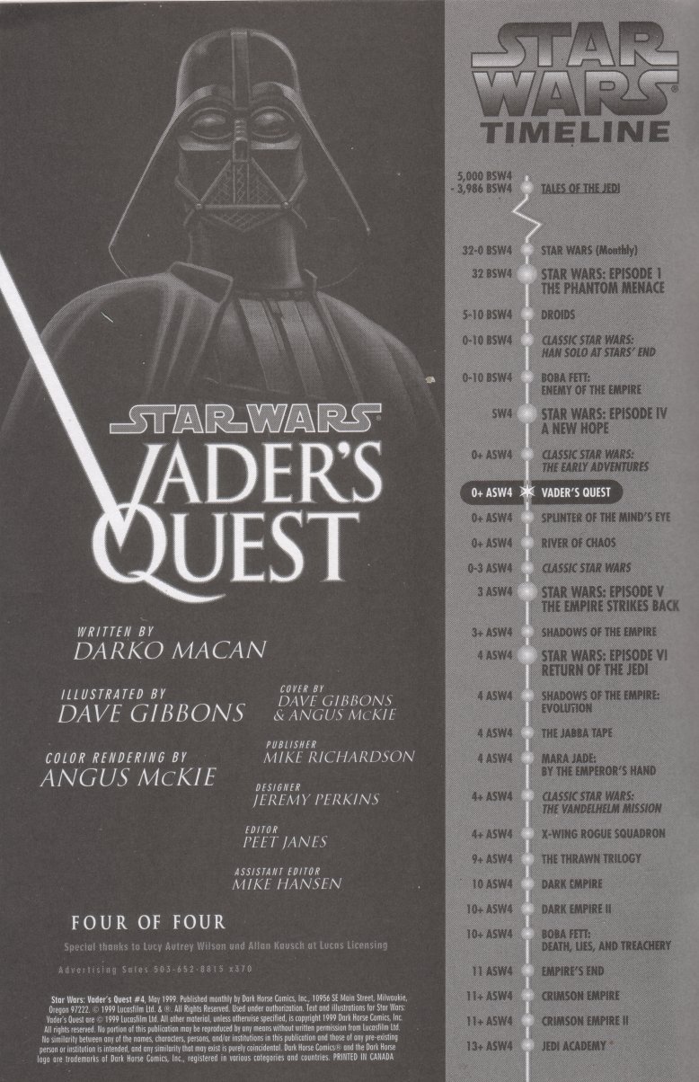 Read online Star Wars: Vader's Quest comic -  Issue #4 - 2