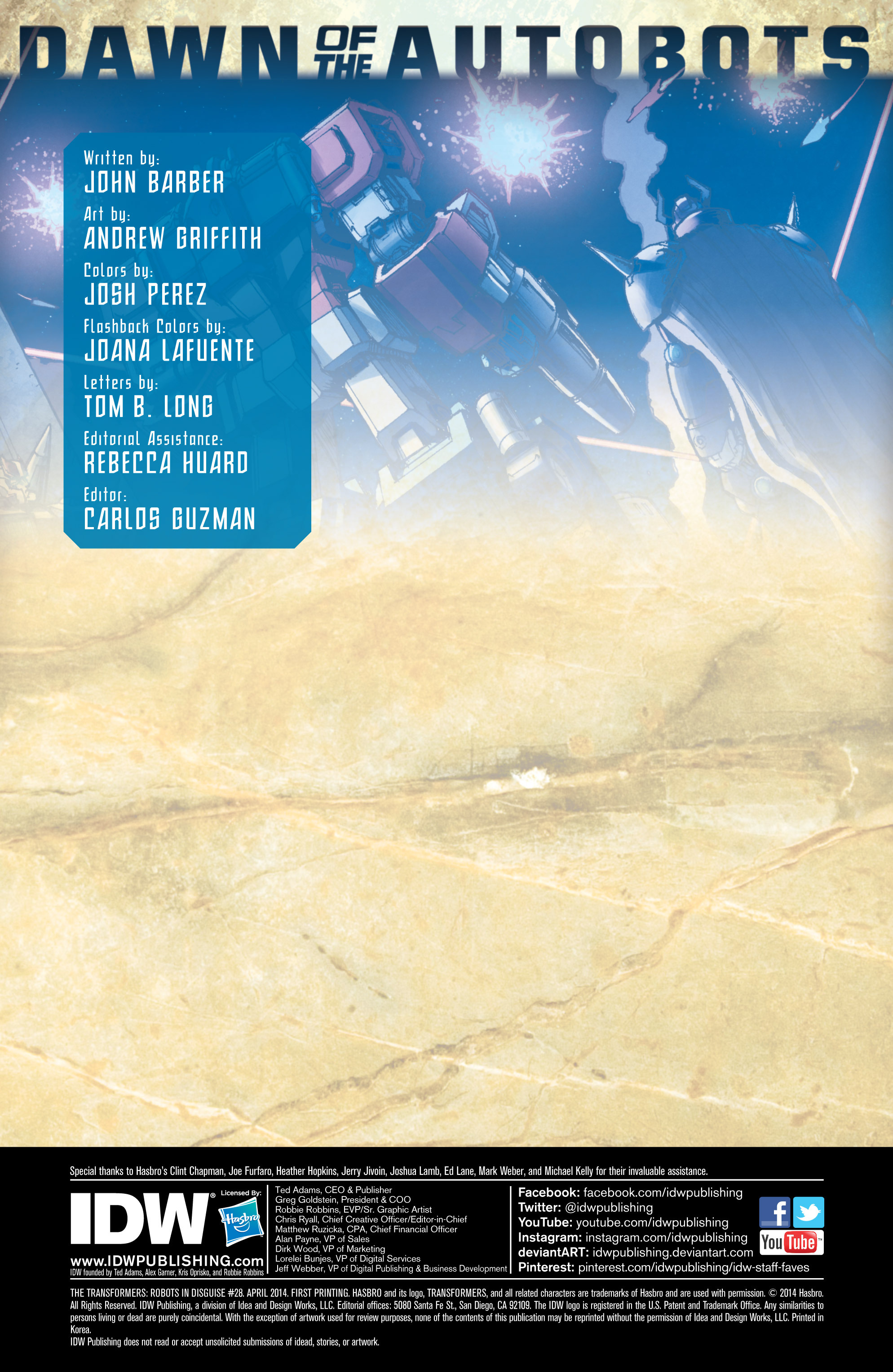 Read online Transformers: Robots In Disguise (2012) comic -  Issue #28 - 2