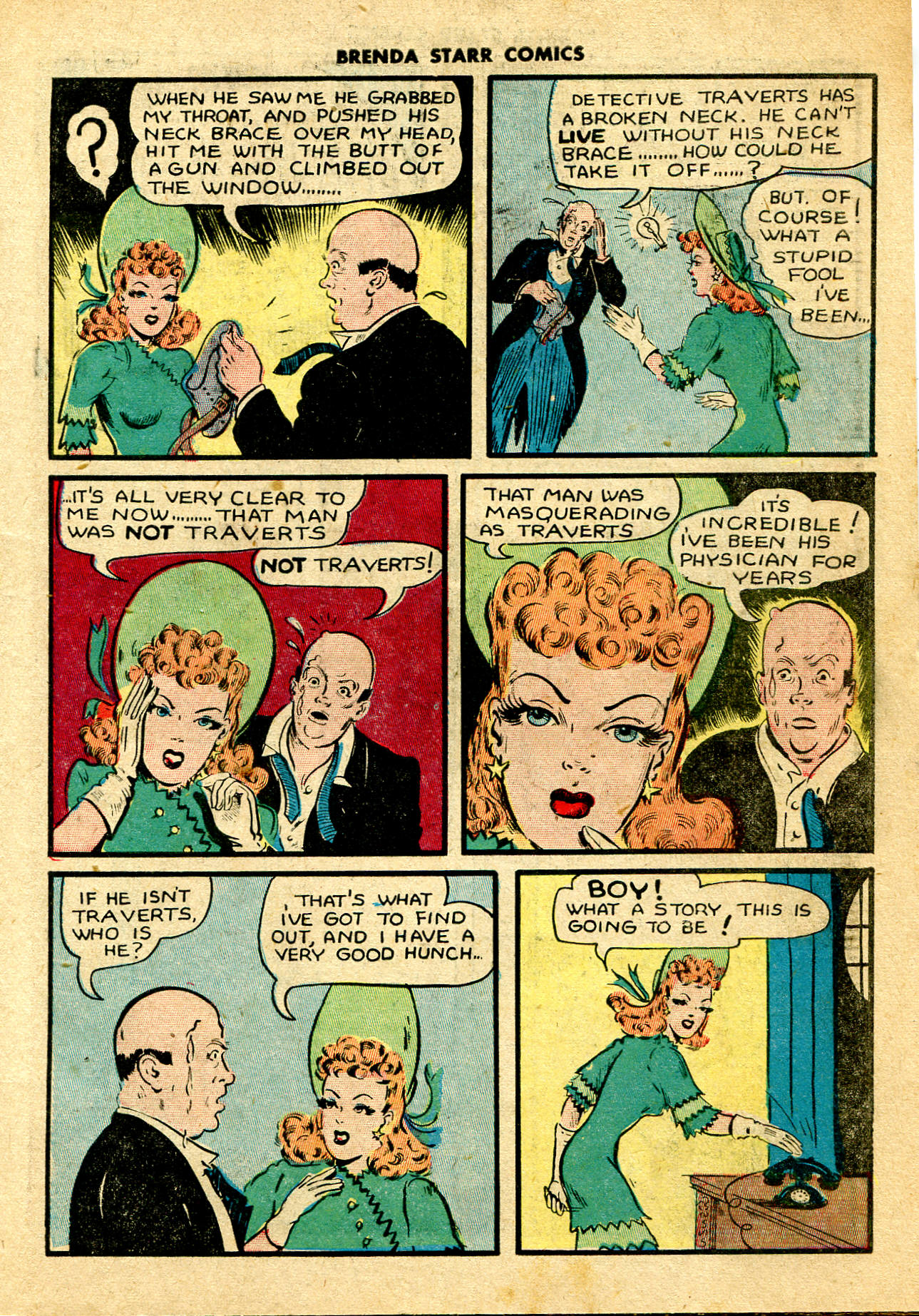 Read online Brenda Starr (1948) comic -  Issue #5 - 7