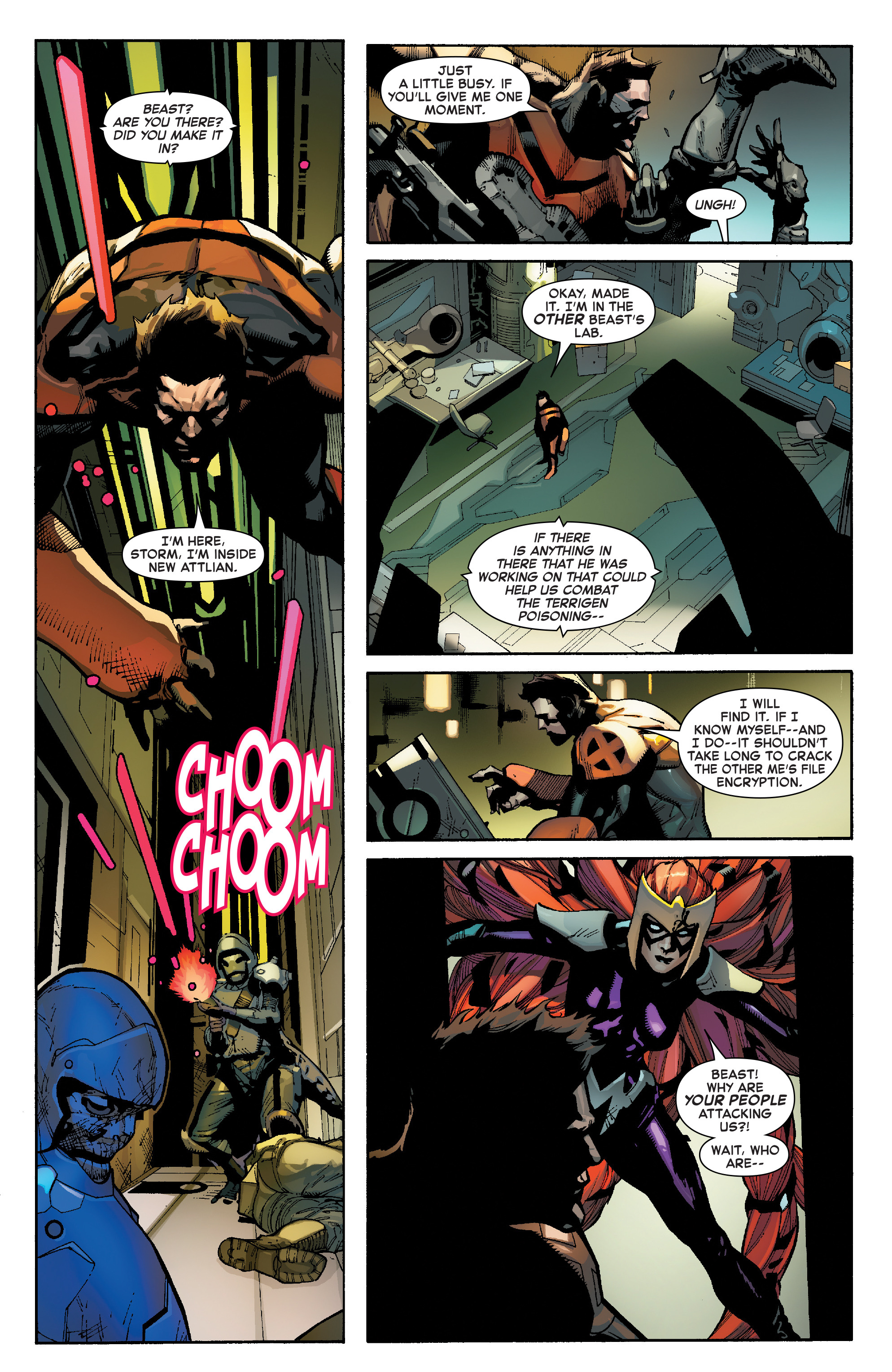 Read online Inhumans Vs. X-Men comic -  Issue #2 - 10