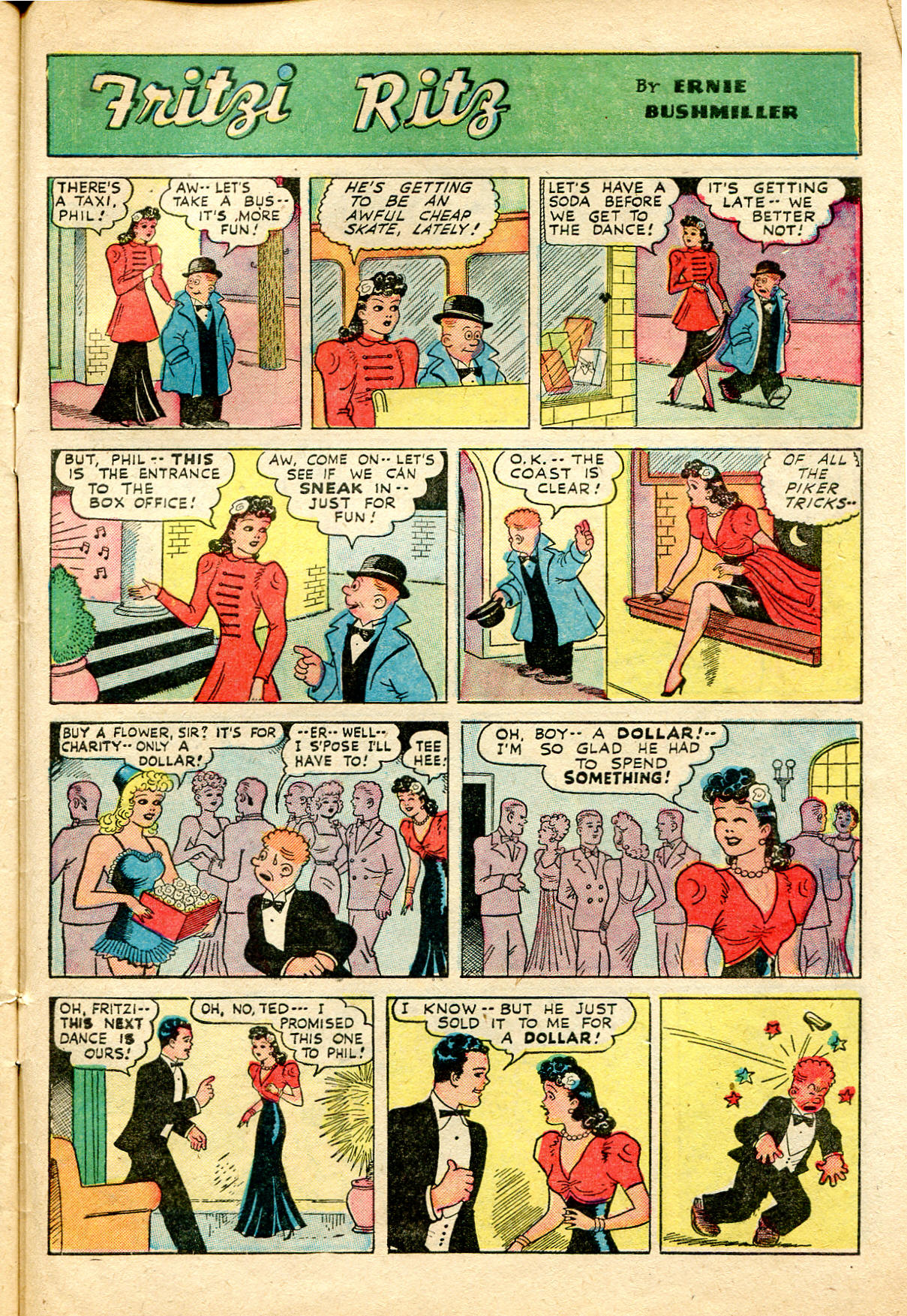 Read online Fritzi Ritz (1948) comic -  Issue #7 - 31