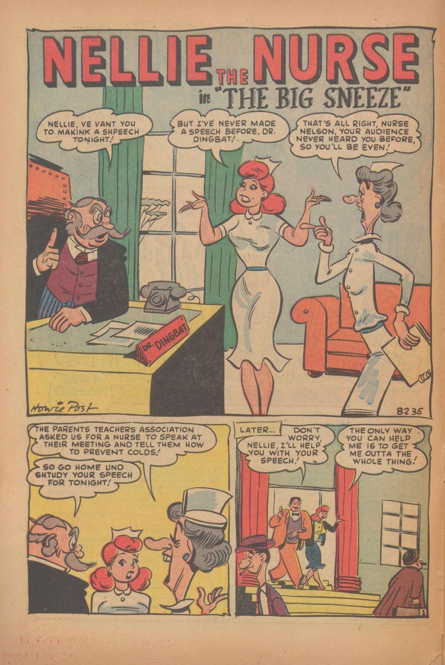 Read online Nellie The Nurse (1945) comic -  Issue #29 - 10