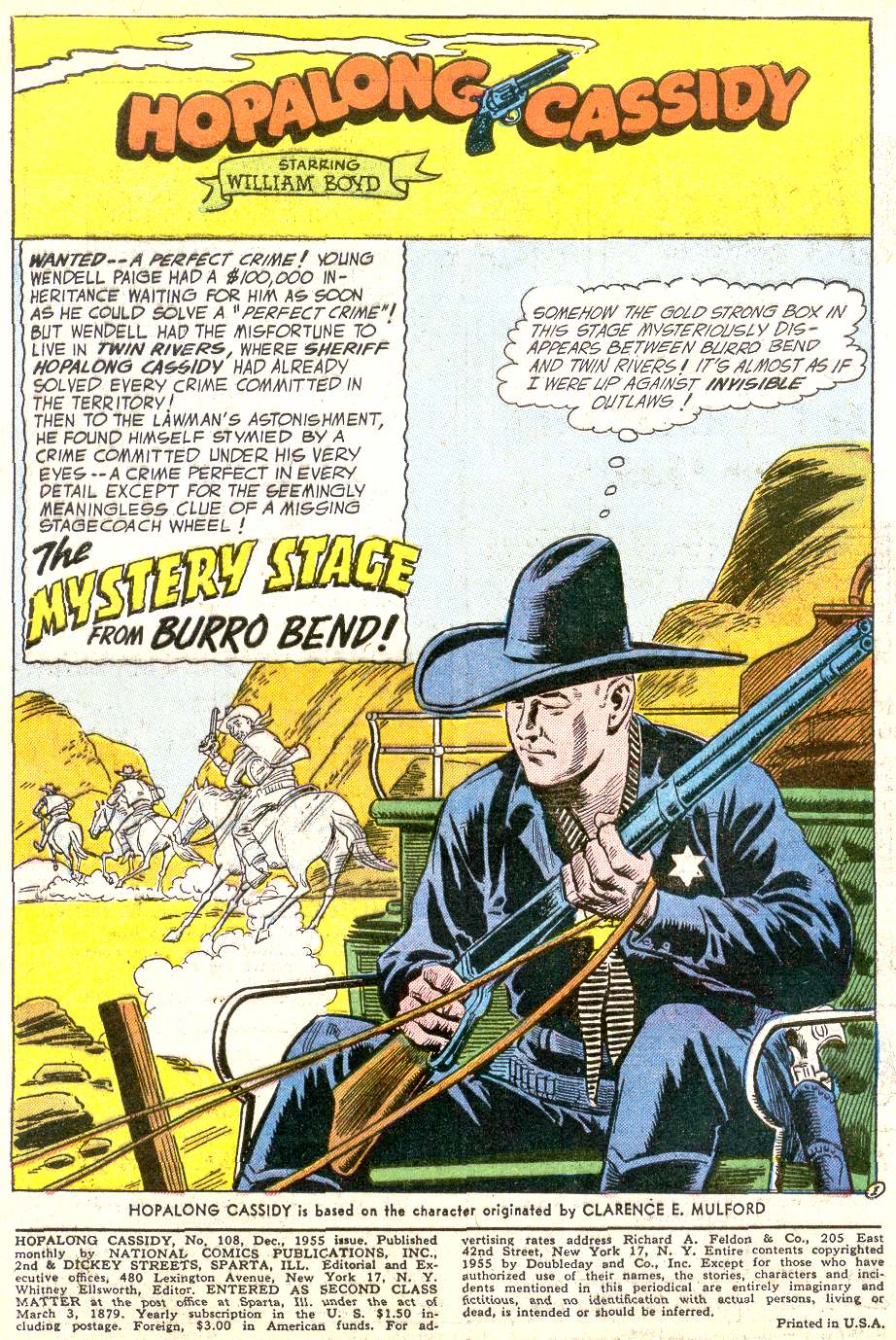 Read online Hopalong Cassidy comic -  Issue #108 - 3