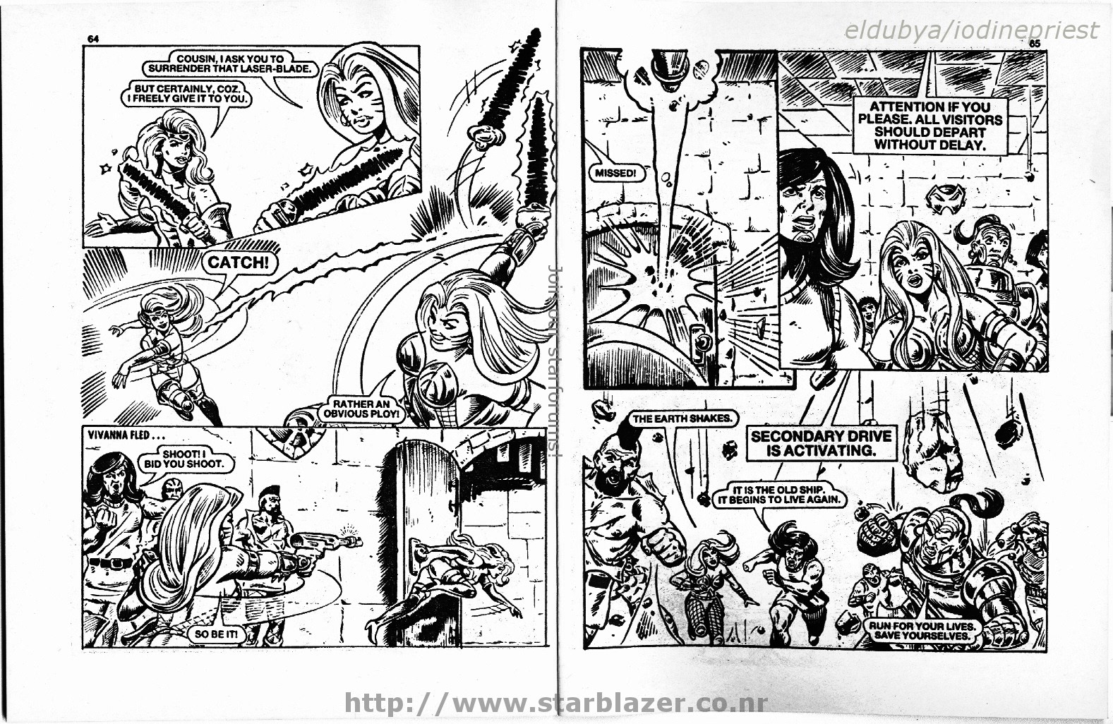 Read online Starblazer comic -  Issue #253 - 34