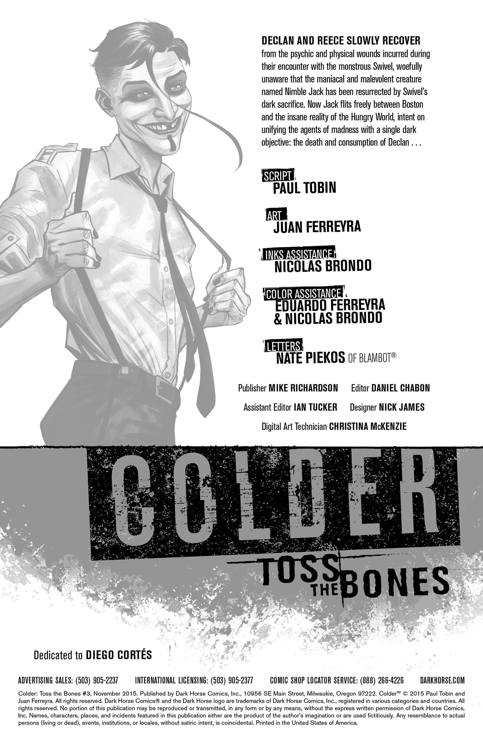 Read online Colder: Toss the Bones comic -  Issue #3 - 2