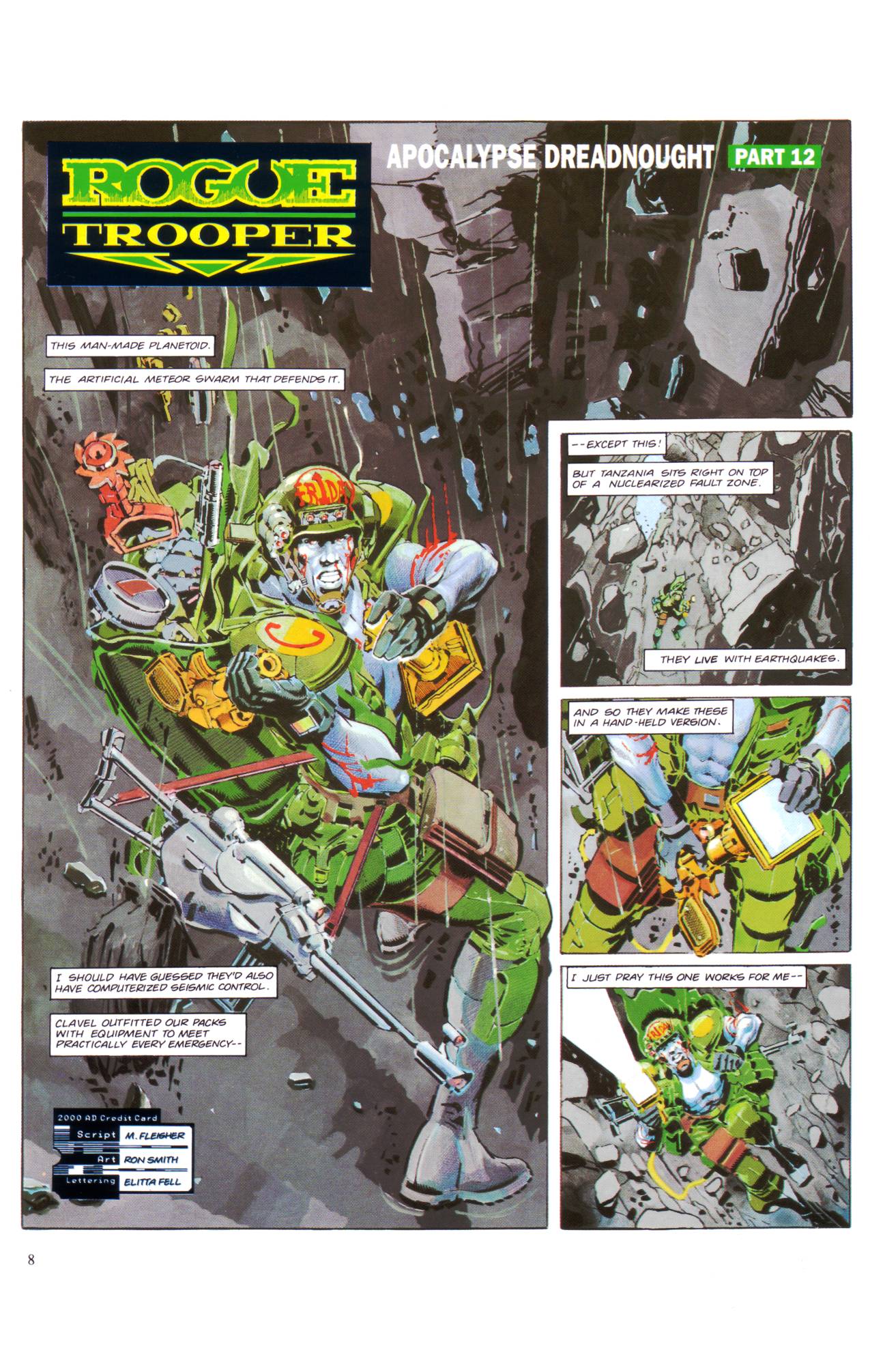 Read online Rogue Trooper:  The Final Warrior comic -  Issue #8 - 9