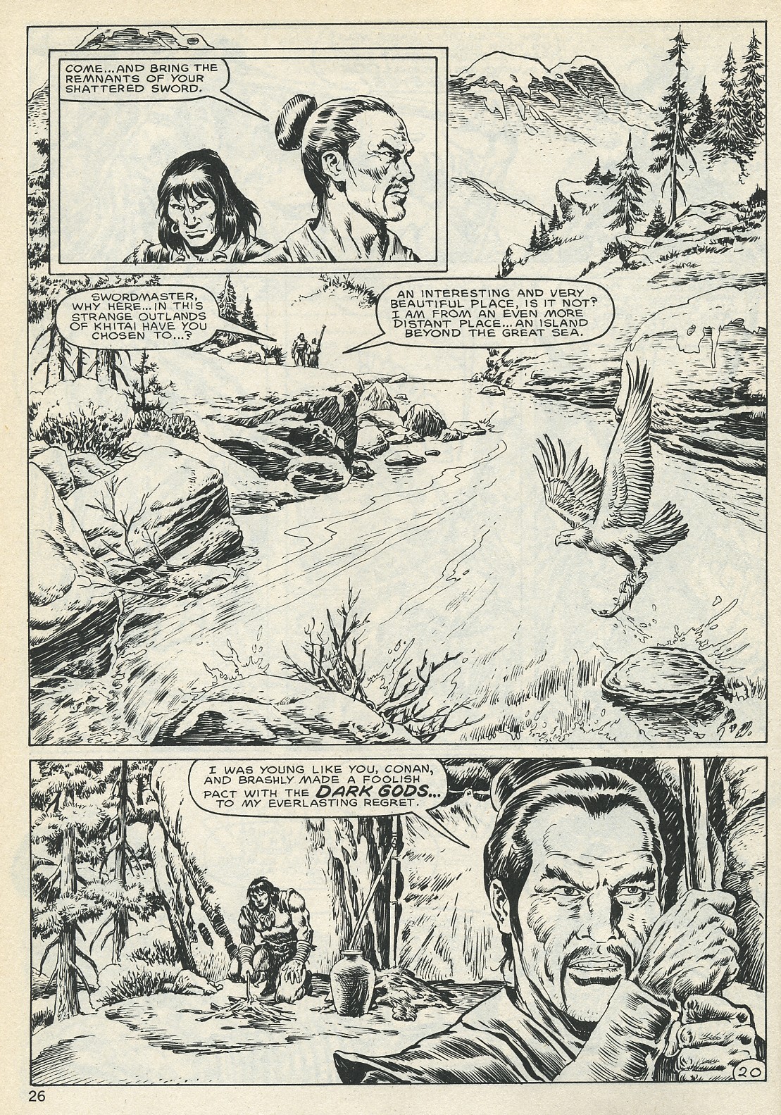 Read online The Savage Sword Of Conan comic -  Issue #132 - 26