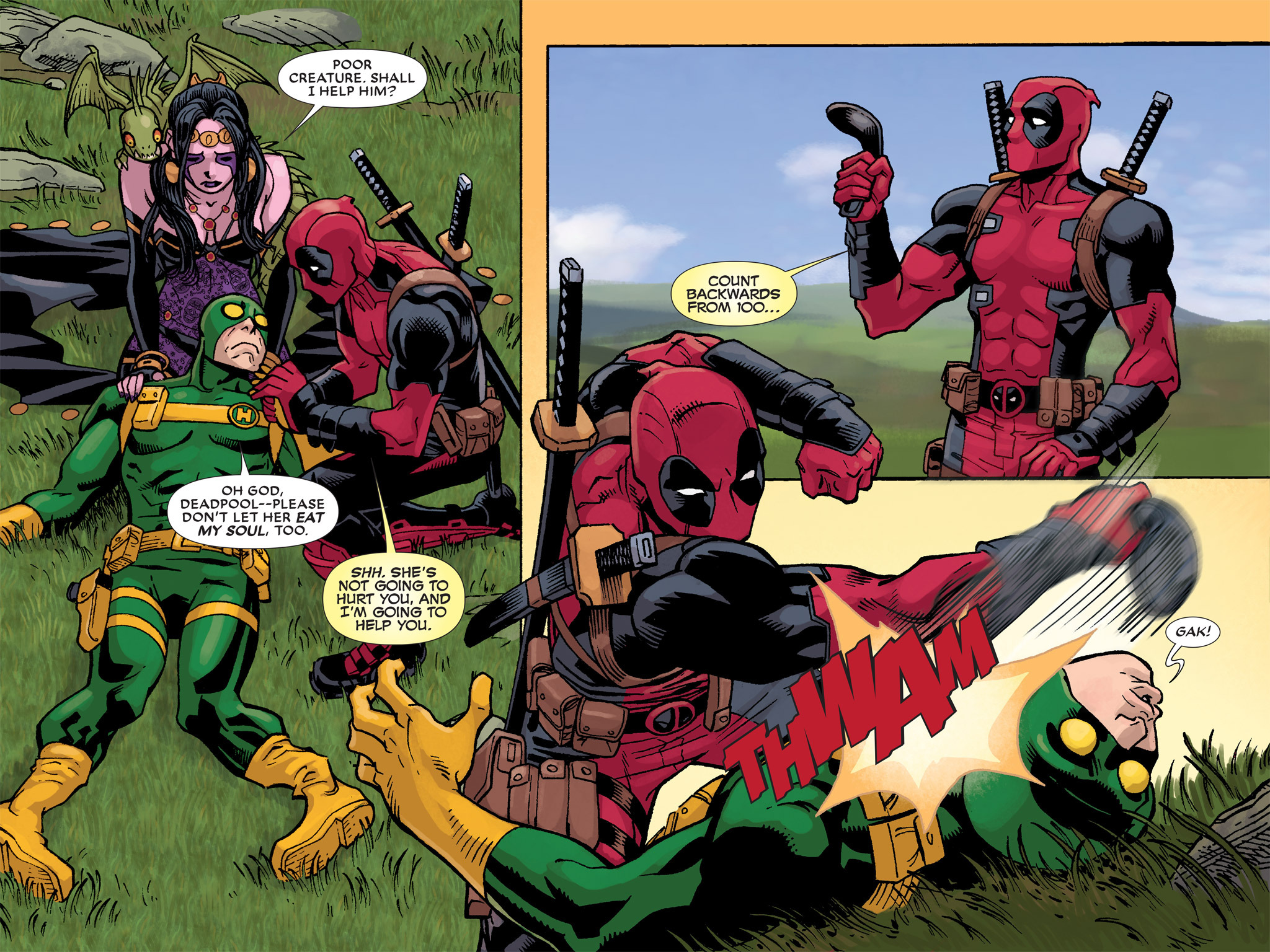 Read online Deadpool: The Gauntlet Infinite Comic comic -  Issue #8 - 9