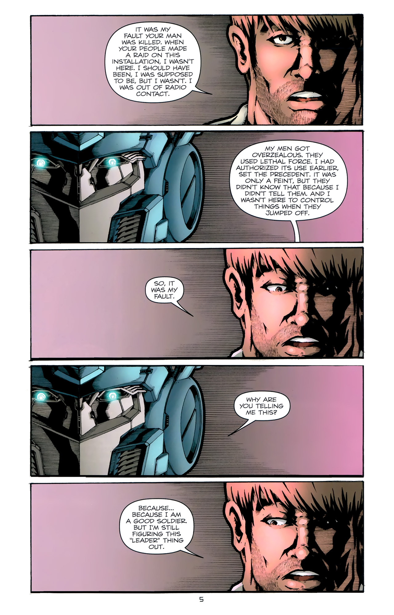 Read online The Transformers (2009) comic -  Issue #6 - 8