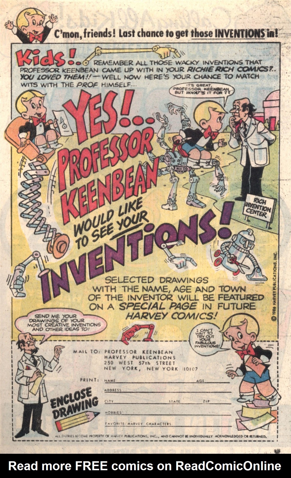 Read online Harvey Hits Comics comic -  Issue #2 - 32