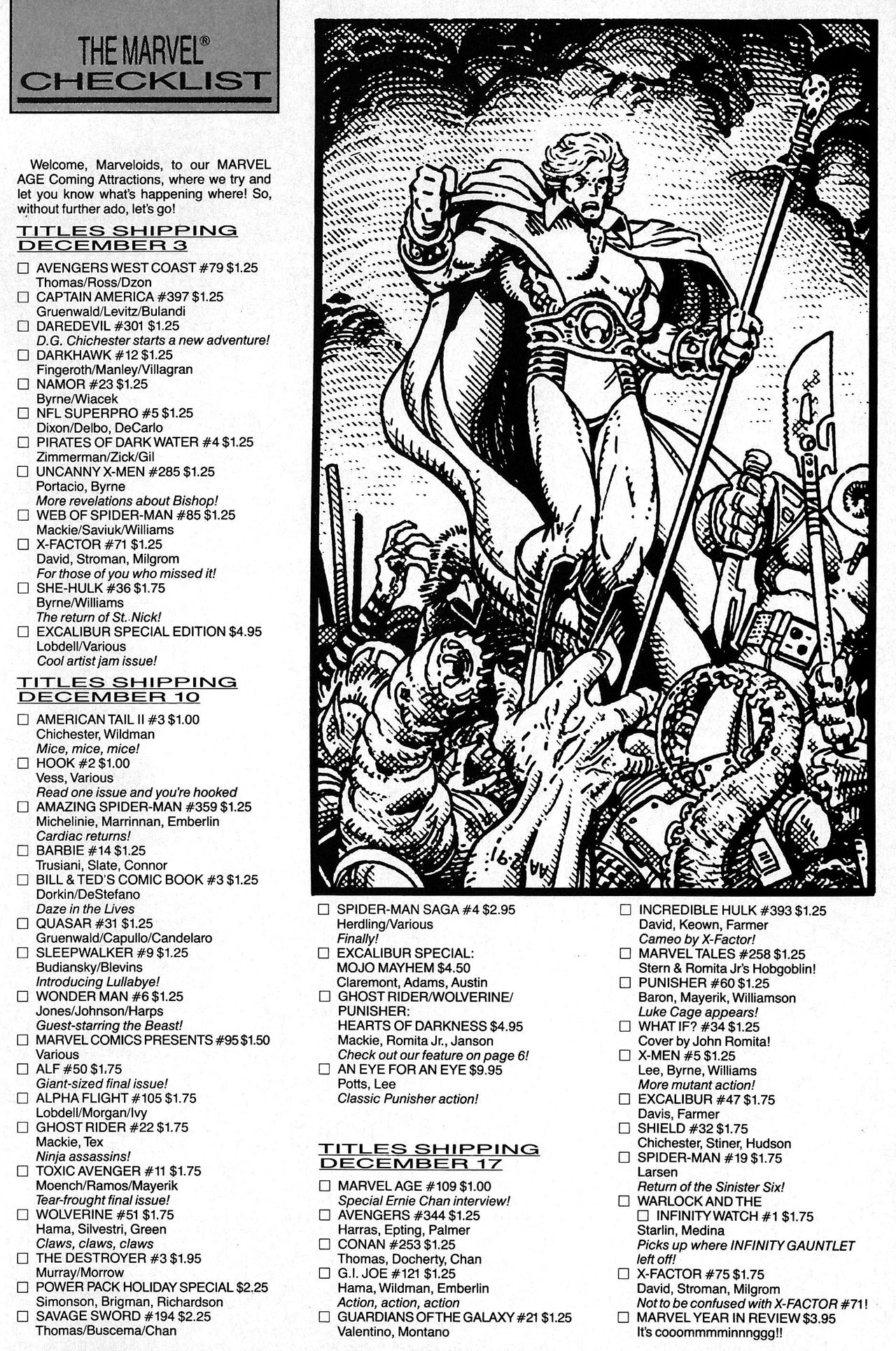 Read online Marvel Age comic -  Issue #108 - 33