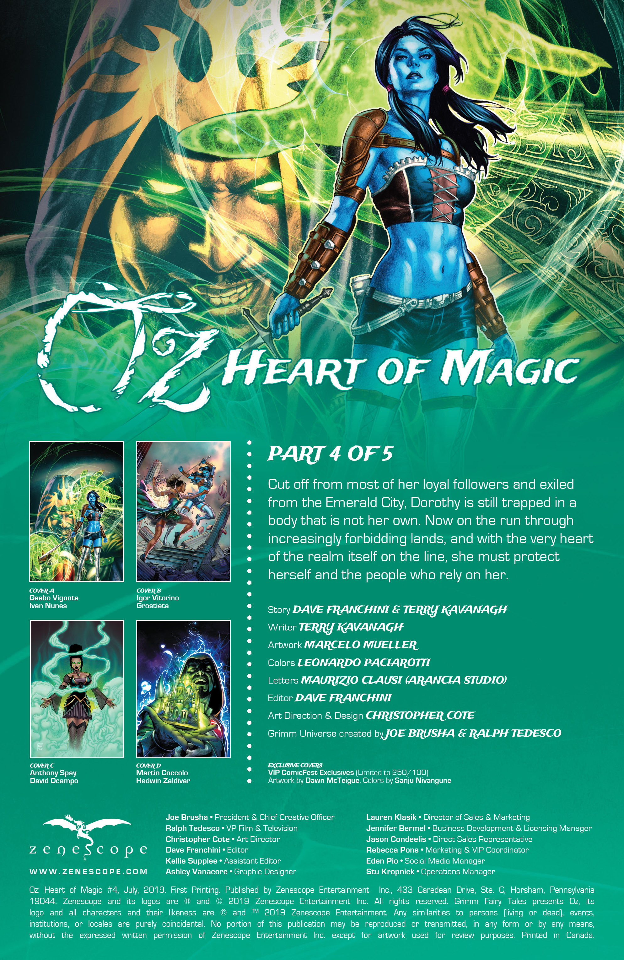 Read online Oz: Heart of Magic comic -  Issue #4 - 2