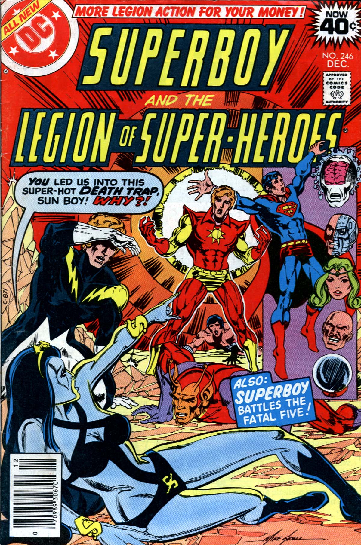 Read online Superboy and the Legion of Super-Heroes (1977) comic -  Issue #246 - 1