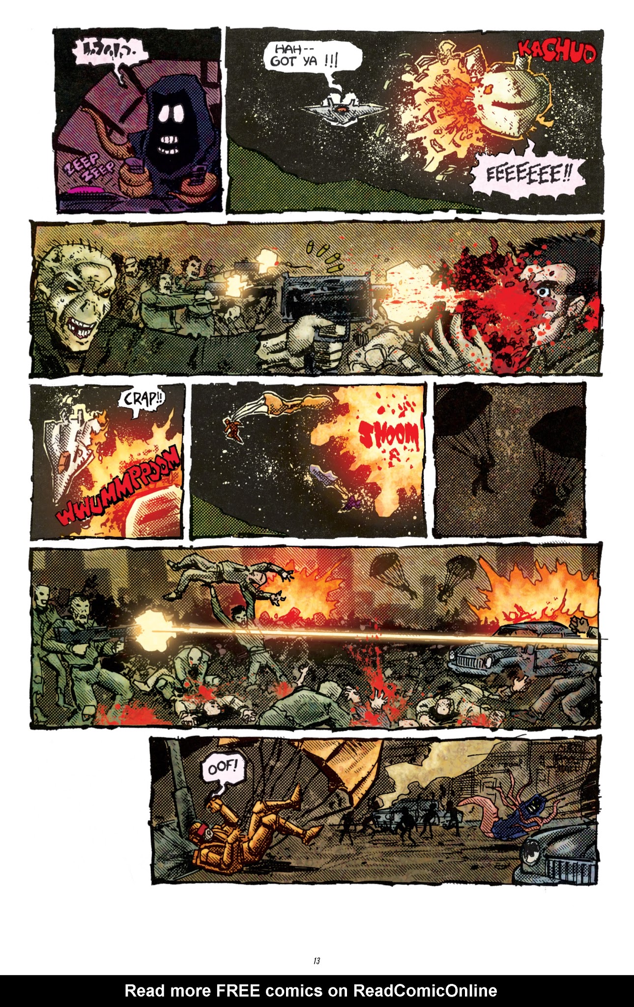 Read online Zombie War comic -  Issue #1 - 14