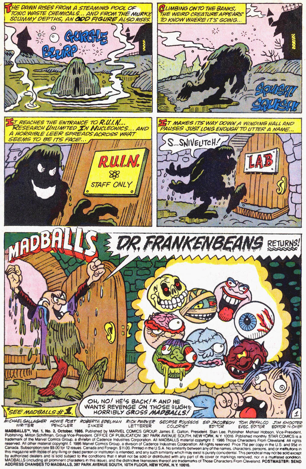 Read online Madballs comic -  Issue #2 - 2