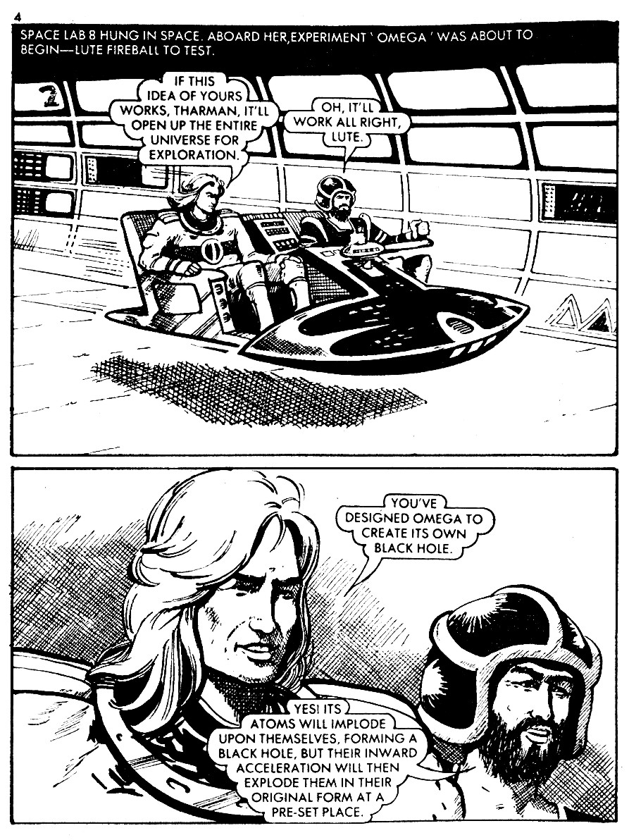 Read online Starblazer comic -  Issue #1 - 4