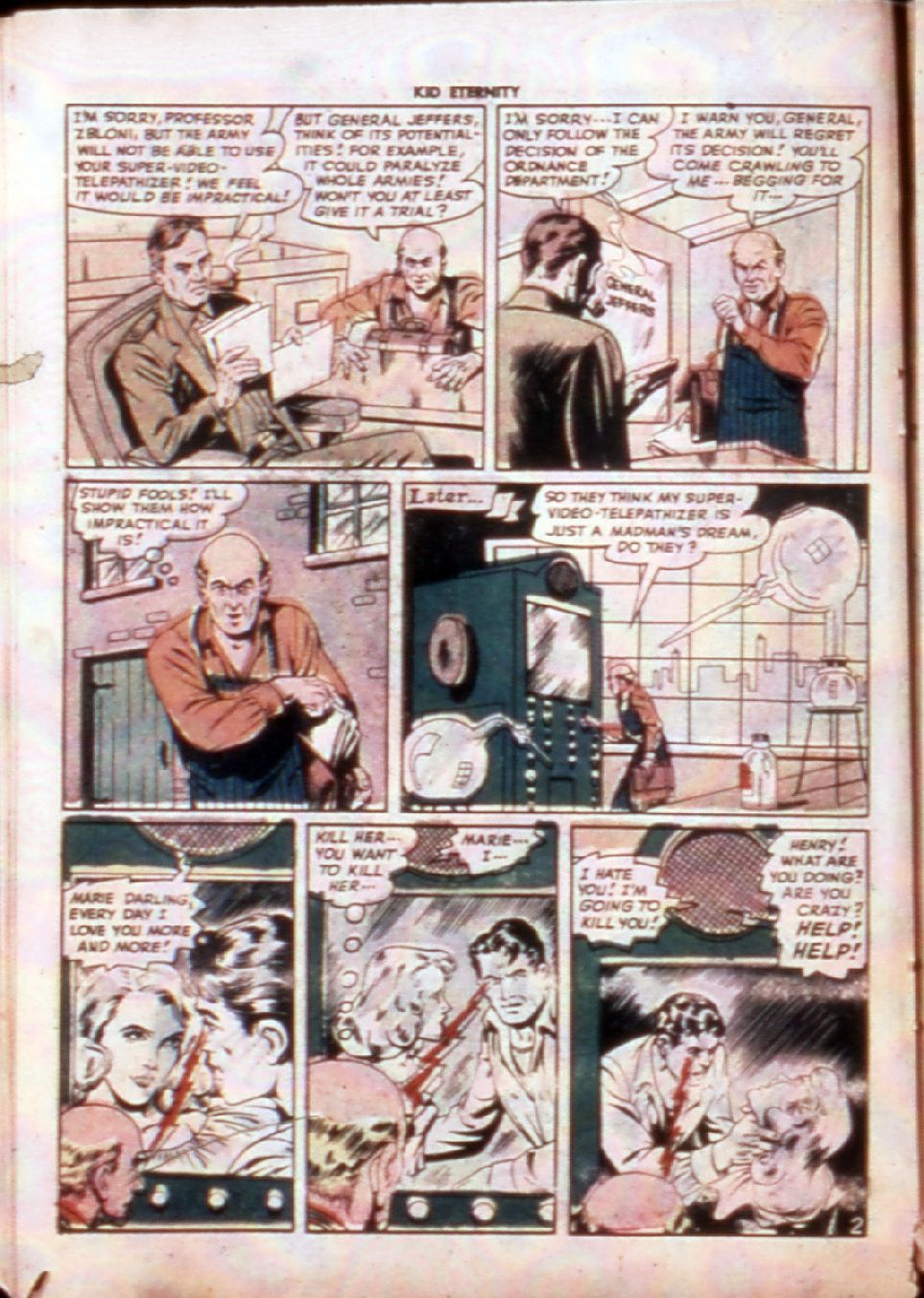 Read online Kid Eternity (1946) comic -  Issue #13 - 16