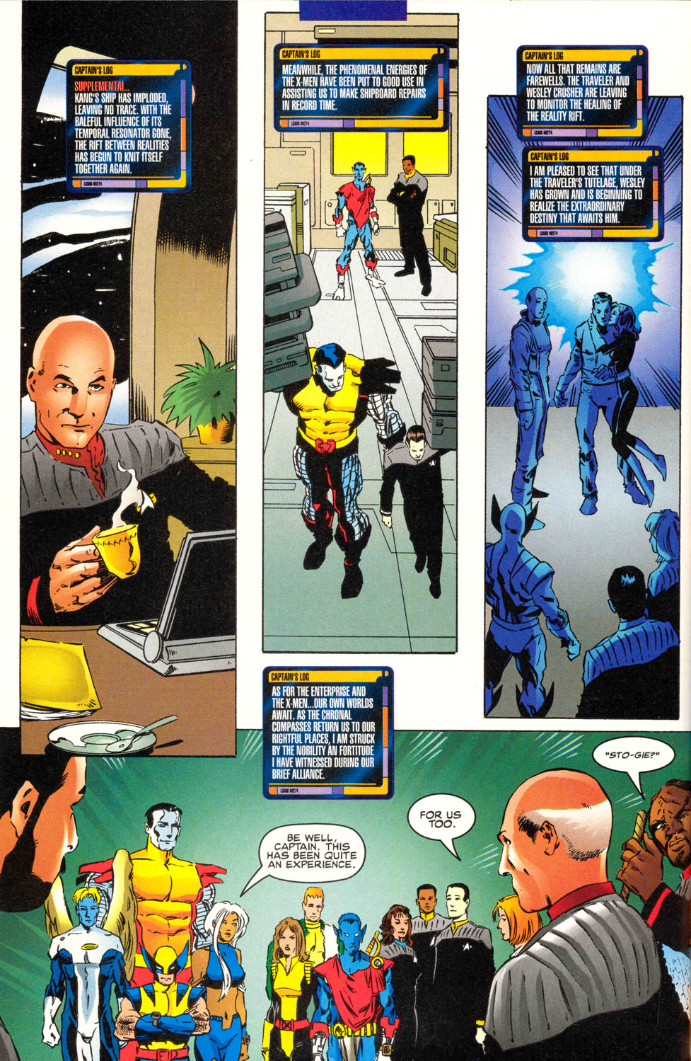 Read online Star Trek: The Next Generation/X-Men: Second Contact comic -  Issue # Full - 61