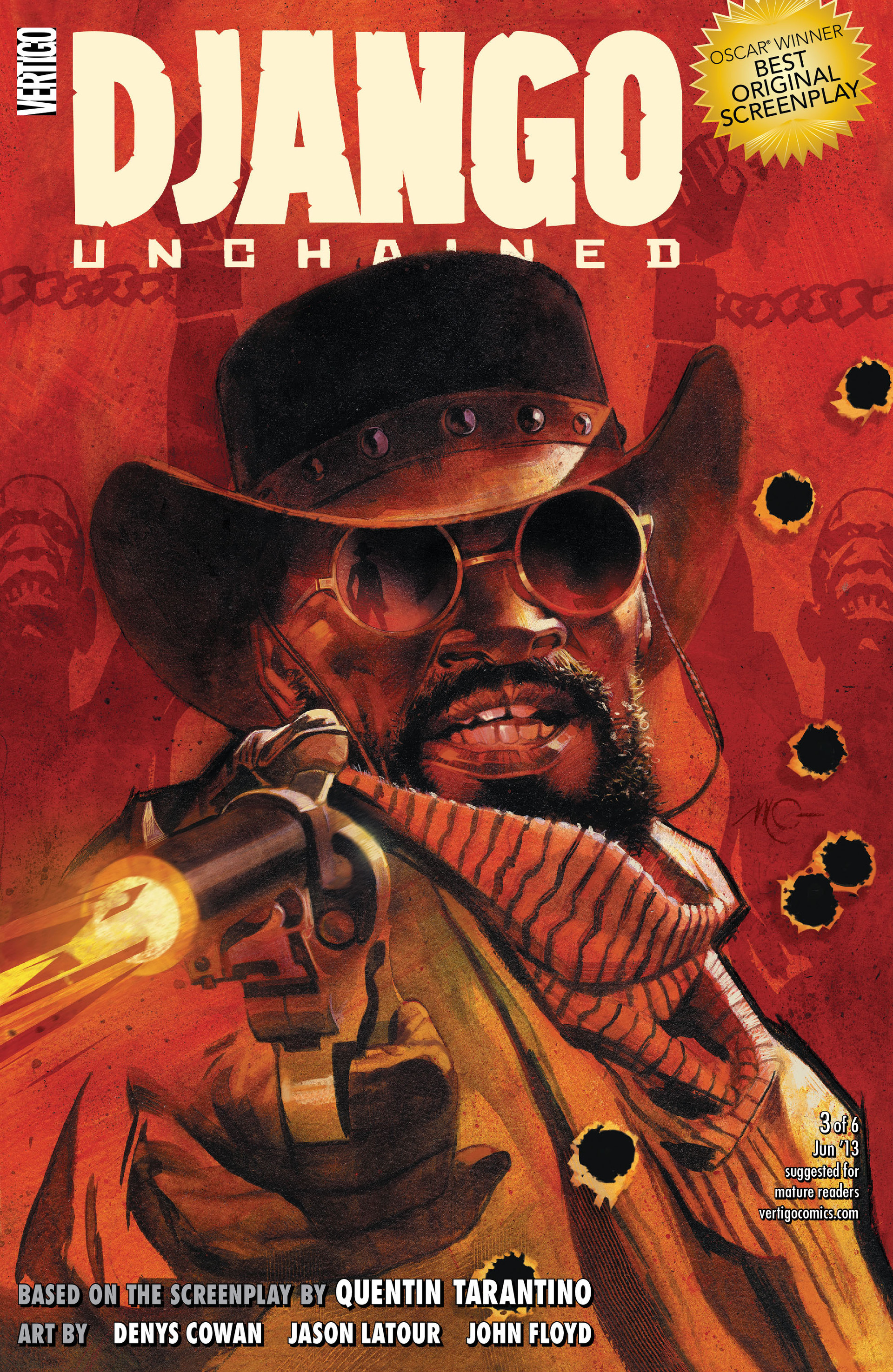 Read online Django Unchained comic -  Issue #3 - 1