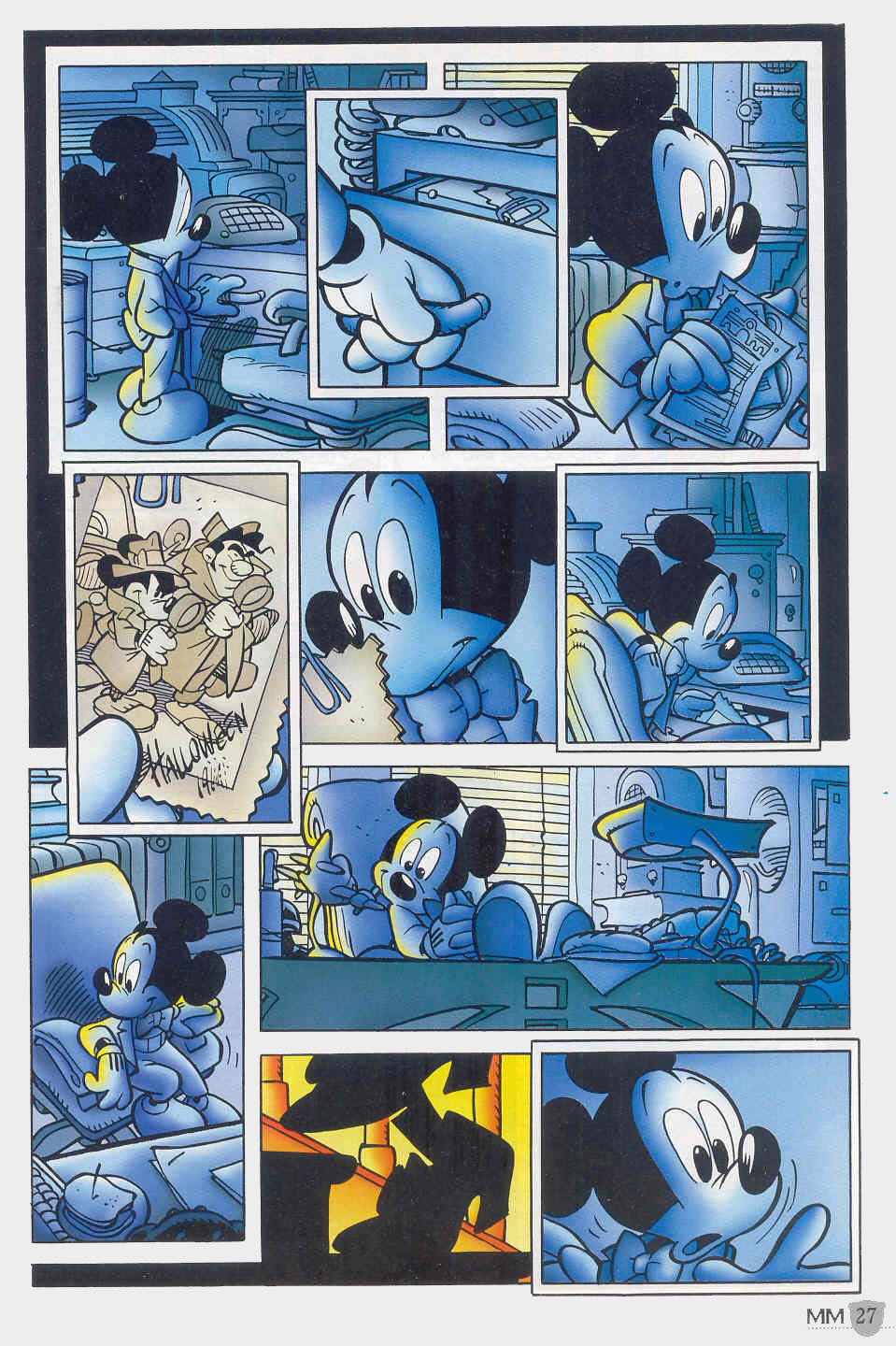 Read online Mickey Mouse Mystery Magazine comic -  Issue #0 - 27