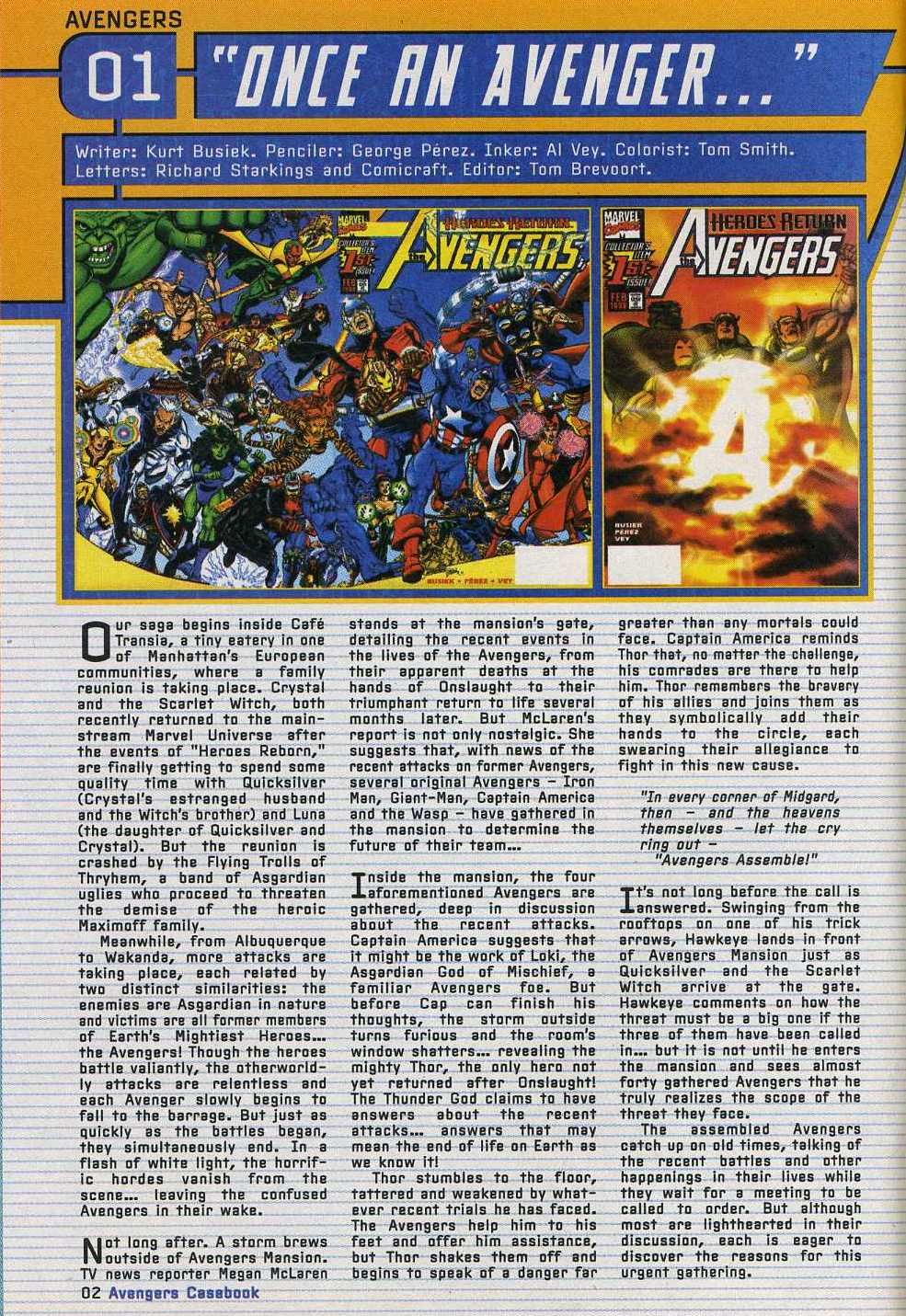 Read online Avengers: Casebook 1999 comic -  Issue # Full - 3