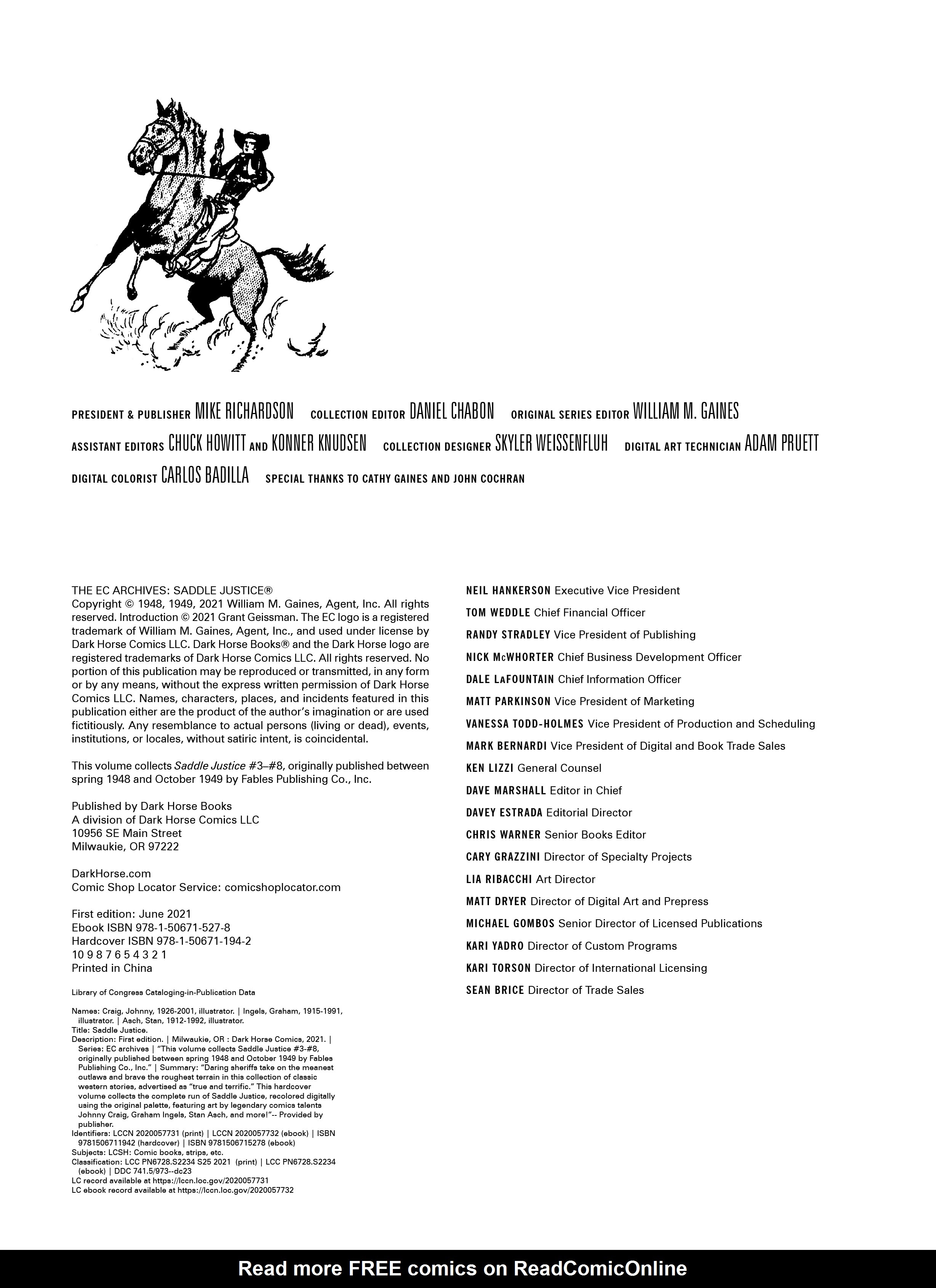 Read online The EC Archives: Saddle Justice comic -  Issue # TPB (Part 1) - 6