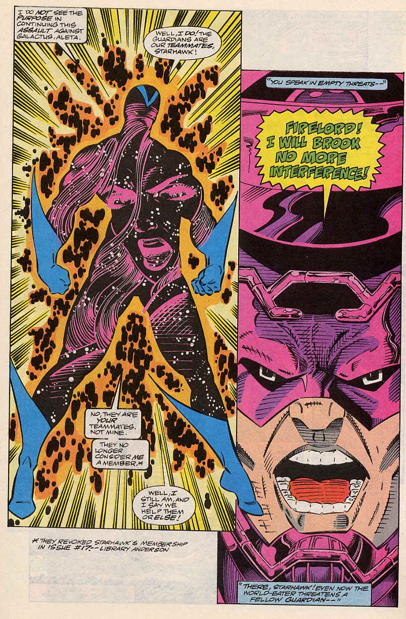 Read online Guardians of the Galaxy (1990) comic -  Issue #25 - 26