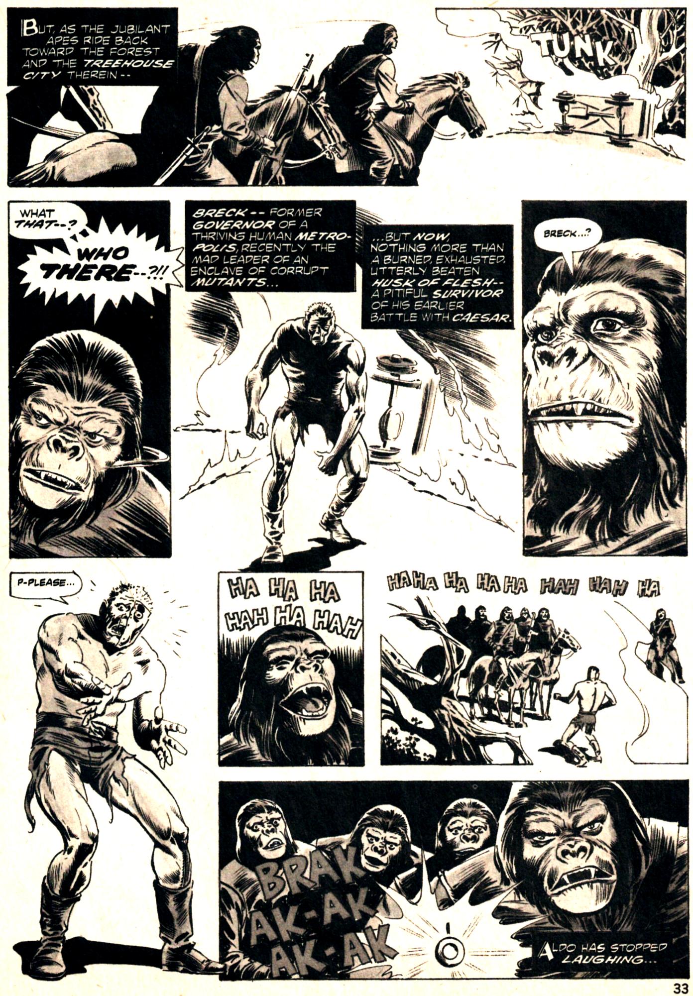 Read online Planet of the Apes comic -  Issue #28 - 32